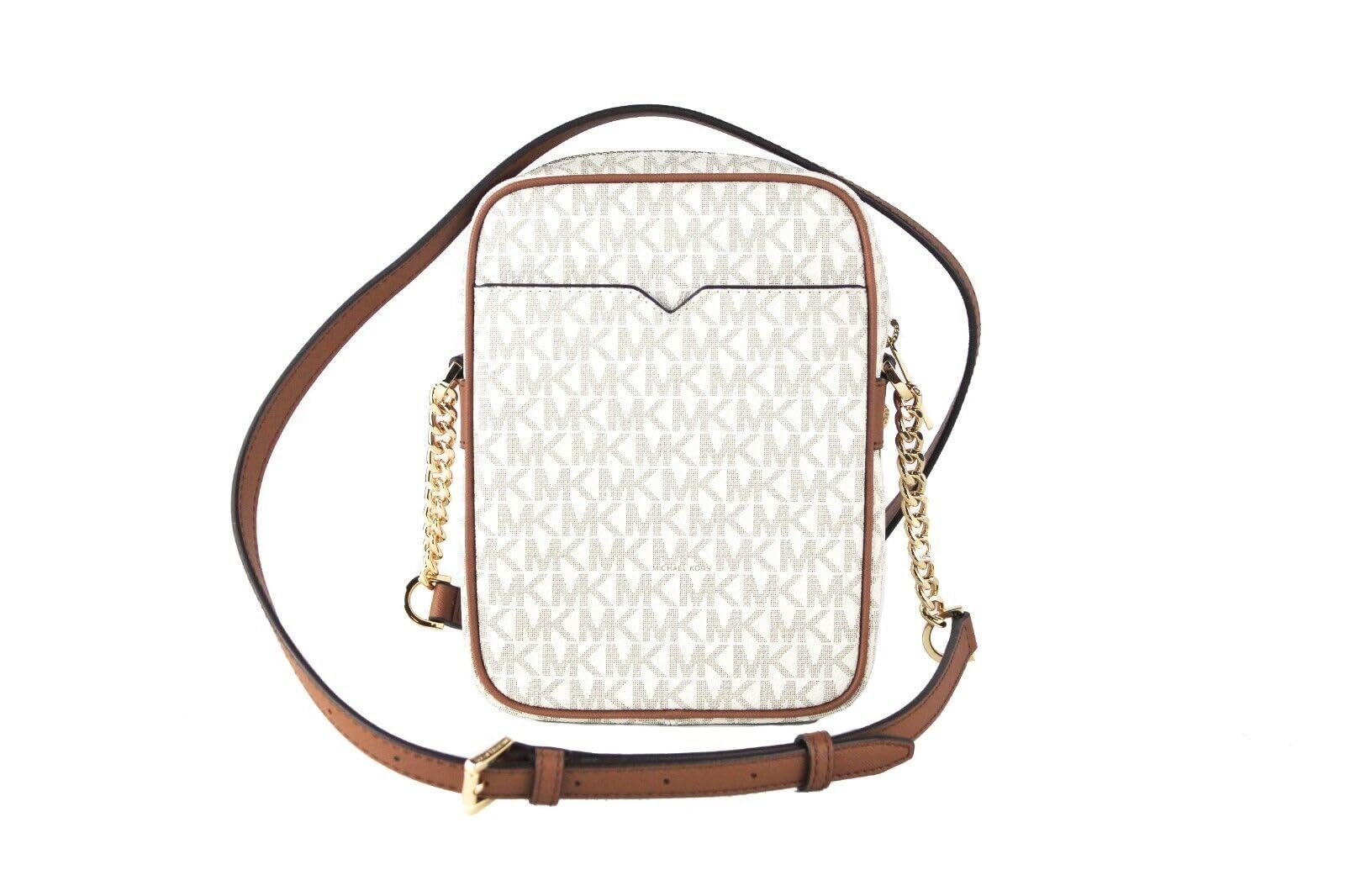 Michael Kors Jet Set Travel Medium Logo Crossbody Bag for Women - Stylish Designer Handbag with Adjustable Strap, Perfect for Work, Travel & Everyday Use