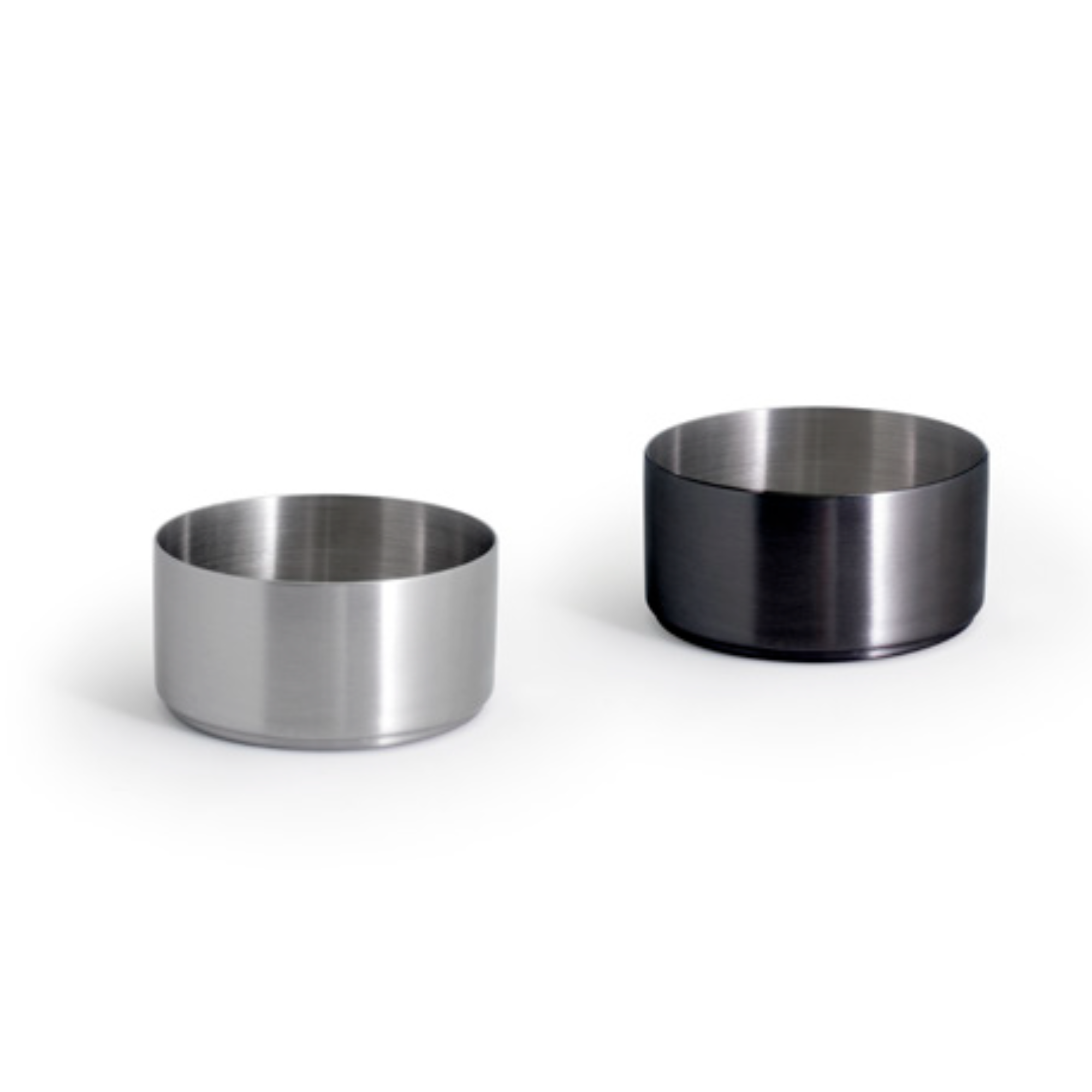 Premium 6 oz Brushed Stainless Steel Ramekins - Set of 12, Round Soho Style - Perfect for Baking, Desserts, Soufflés & Kitchen Organization