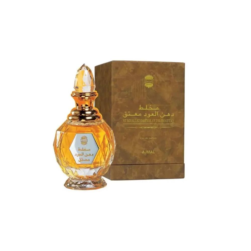 Premium Mukhallat Dahn Al Oudh Moattaq EDP Perfume - 60ml / 2oz Long-Lasting Arabian Fragrance for Men & Women - Perfect for Special Occasions, Weddings & Evening Events