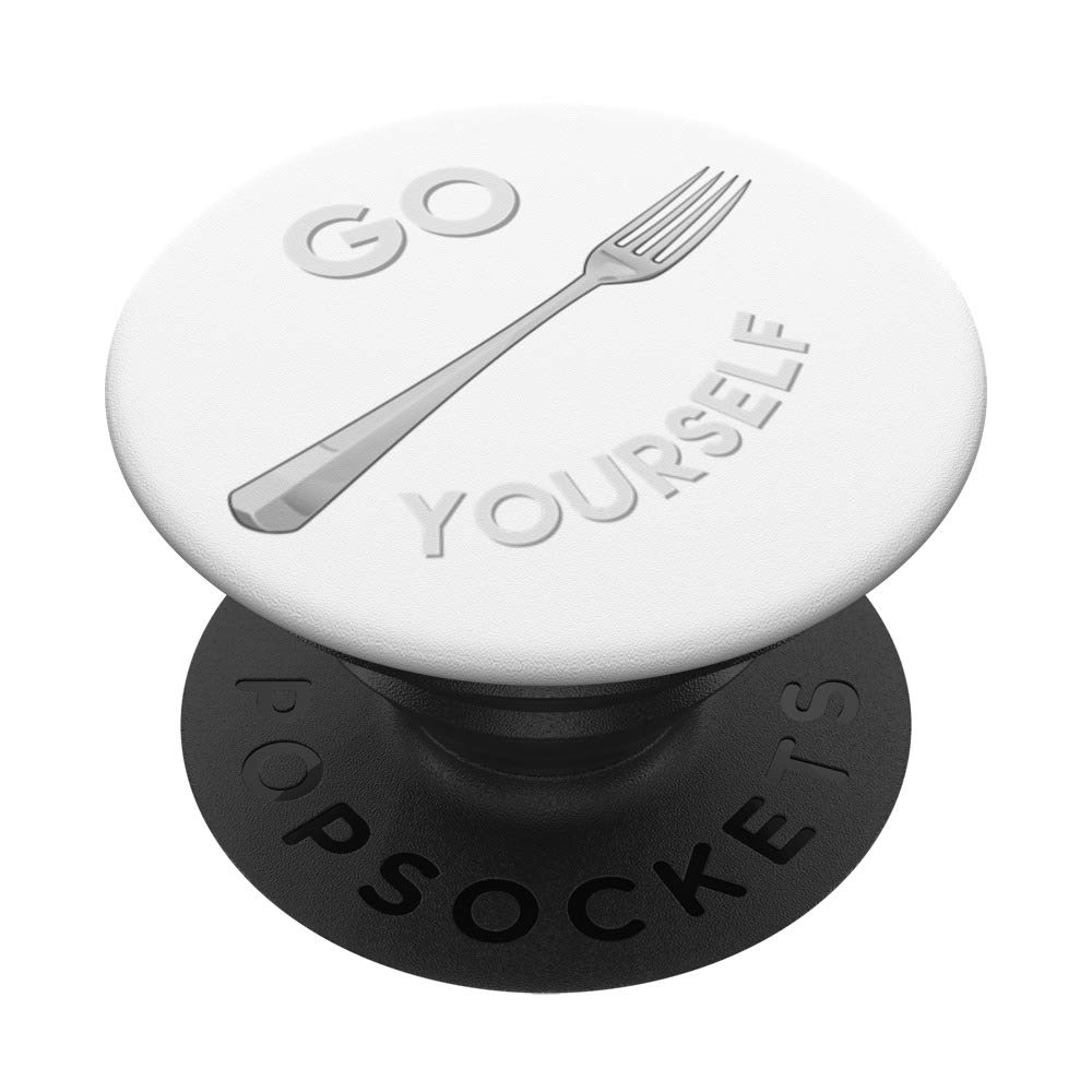 Funny Phone Grip Stand - 'Go Fork Yourself' Novelty Phone Accessory for iPhone & Android - Perfect for Selfies, Videos & Hands-Free Use