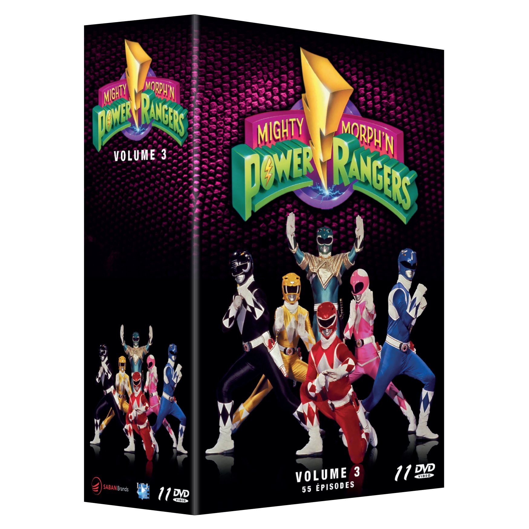 Power Rangers Mighty Morphin Vol 3 - Action Figure Collectible Set for Kids & Adults | Perfect for Display, Play & Nostalgic Gift Giving