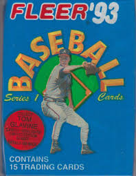 1993 Fleer Series 1 Baseball Cards Unopened Pack - Vintage MLB Trading Cards Collection for Collectors & Investors - Perfect for Sports Memorabilia Displays & Gift Giving