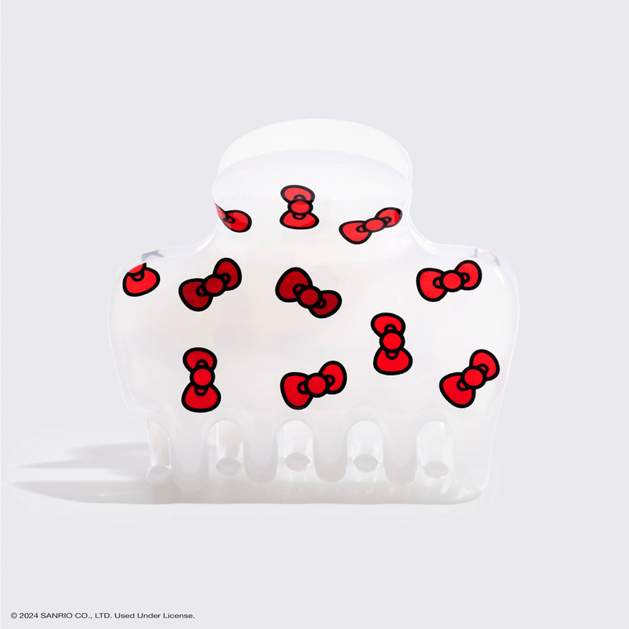Hello Kitty Recycled Plastic Hair Claw Clip with Bow | Eco-Friendly Hair Accessories for Women & Girls | Perfect for School, Work & Everyday Styling