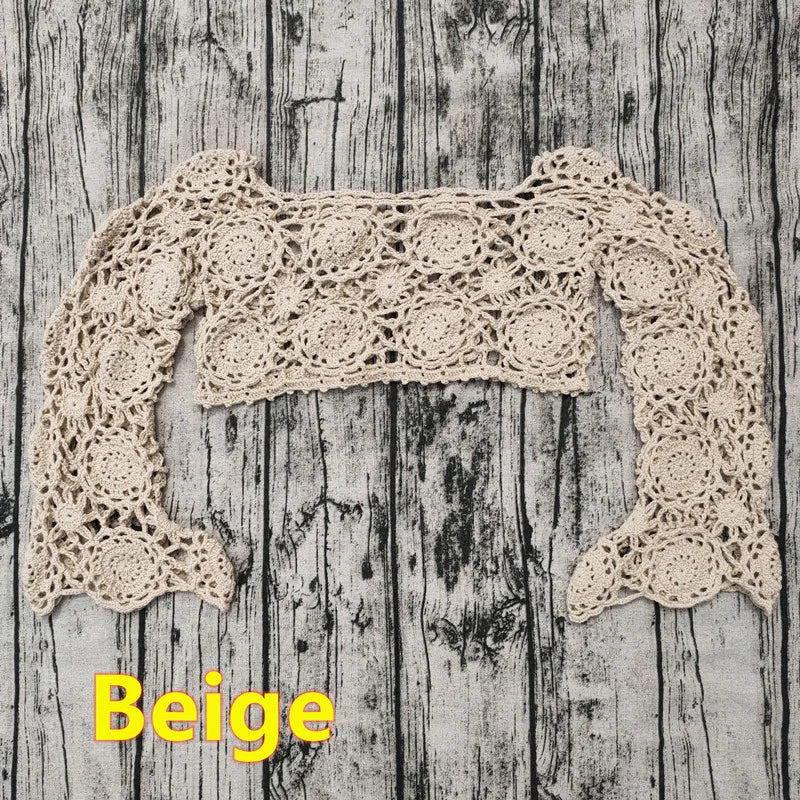 Handmade Crochet Bikini Set for Women - Boho Sexy Swimwear Cover Up with Matching Swim Trunks | Perfect for Beach Vacations, Pool Parties & Summer Music Festivals
