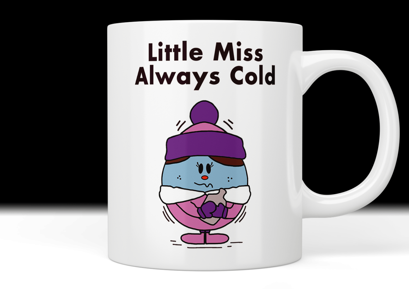 Little Miss Always Cold Mug - Funny Insulated Coffee Cup for Women - Perfect for Office, Home & Gifts - Keep Drinks Hot or Cold