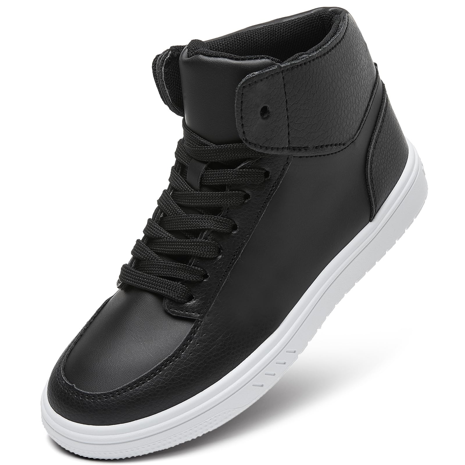 XRH Women's High Top Sneakers - PU Leather Running Shoes, Non-Slip Walking & Athletic Tennis Shoes for Women - Perfect for Gym, Workout, Casual Wear & Street Fashion