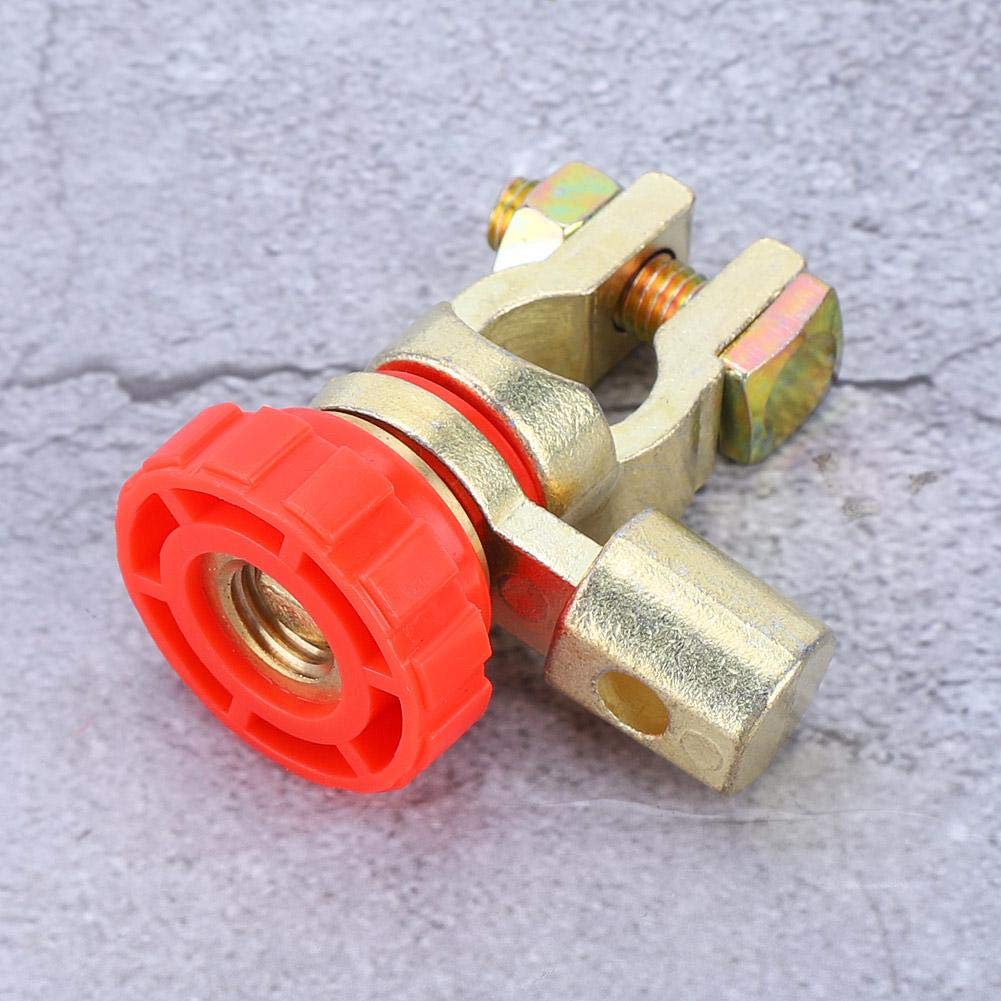 12V Car Battery Disconnect Switch - Heavy Duty Master Isolator with Terminal Link for Marine, RV, Truck & Off-Road Vehicles - Perfect for Winter Storage & Security Protection