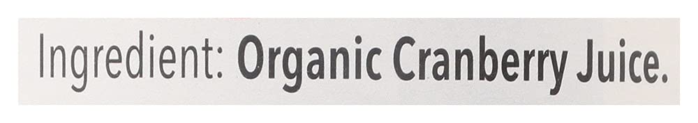 Organic Pure Cranberry Juice - Fresh Pressed, 32 Fl Oz (Pack of 6) | USDA Certified, No Sugar Added | Perfect for Cocktails, Smoothies & Healthy Detox Drinks