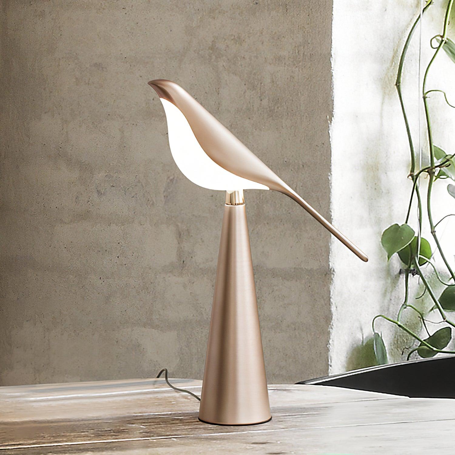 Magpie Art Table Lamp - Modern Decorative LED Desk Light for Home Office, Bedroom & Living Room - Perfect for Reading, Working & Relaxing