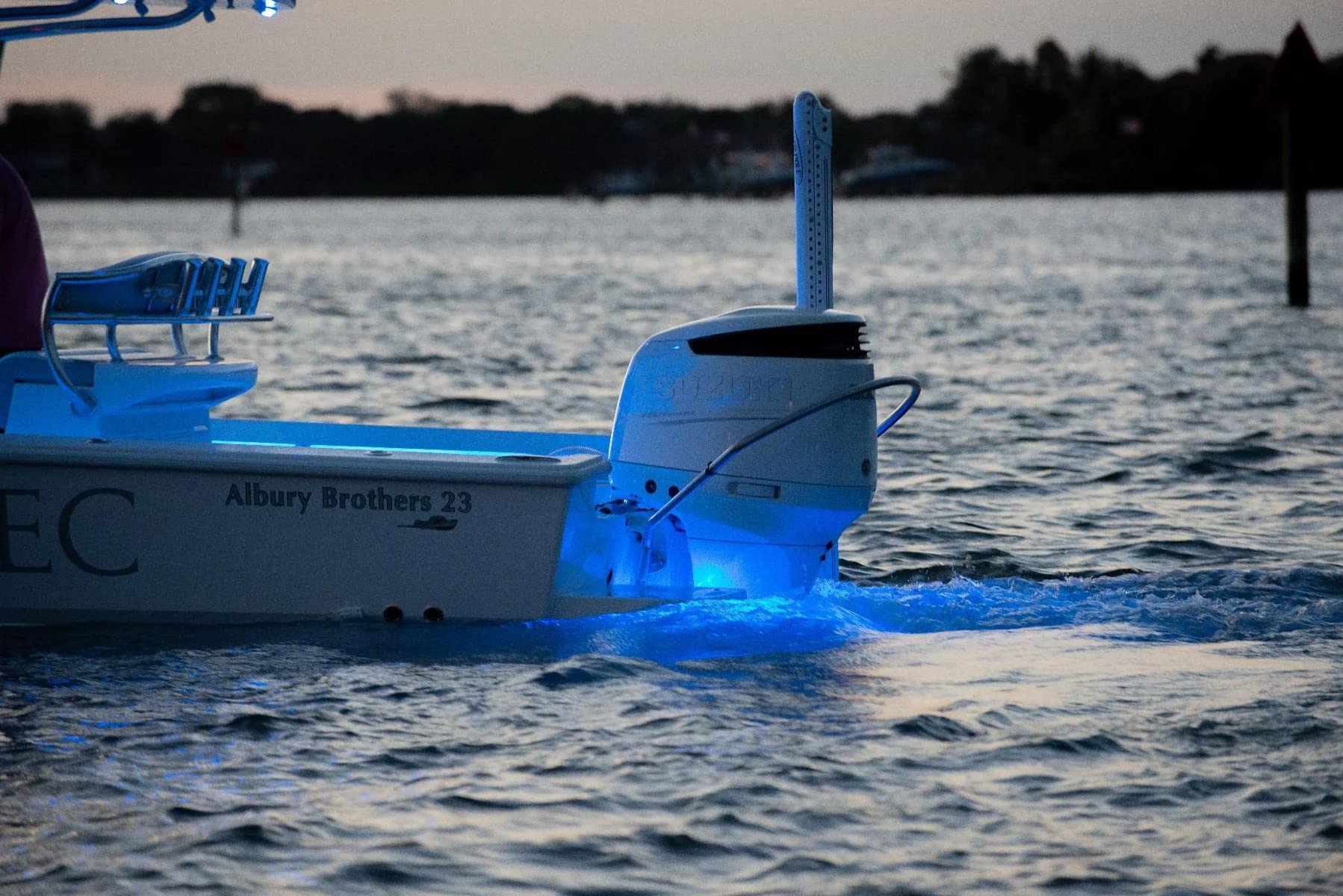 Lumitec SeaBlaze Mini Underwater LED Boat Lights - Marine Grade Waterproof Lights for Fishing Boats, Dinghies & Skiffs (Pair) - Perfect for Night Fishing, Dock Lighting & Underwater Illumination