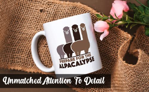 11oz Alpaca Ceramic Coffee Mug - High-Quality Print & Durable Ceramic - Double-Sided Artwork - Gift Box Included - Perfect for Home, Office & Gifts