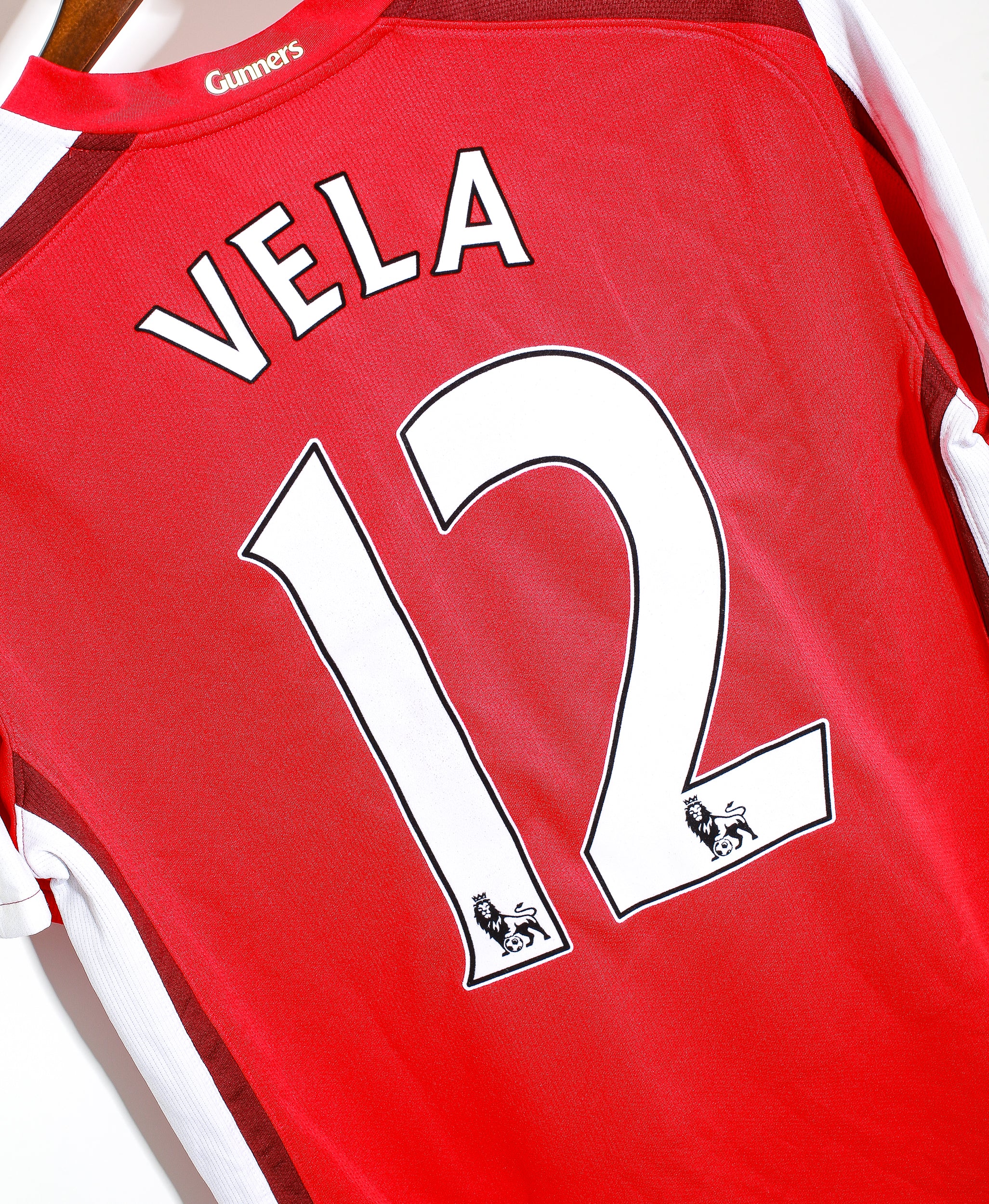 2008 Arsenal FC Home Jersey #12 Carlos Vela - Men's Soccer Shirt for Fans & Collectors - Perfect for Matchdays, Gifts & Memorabilia