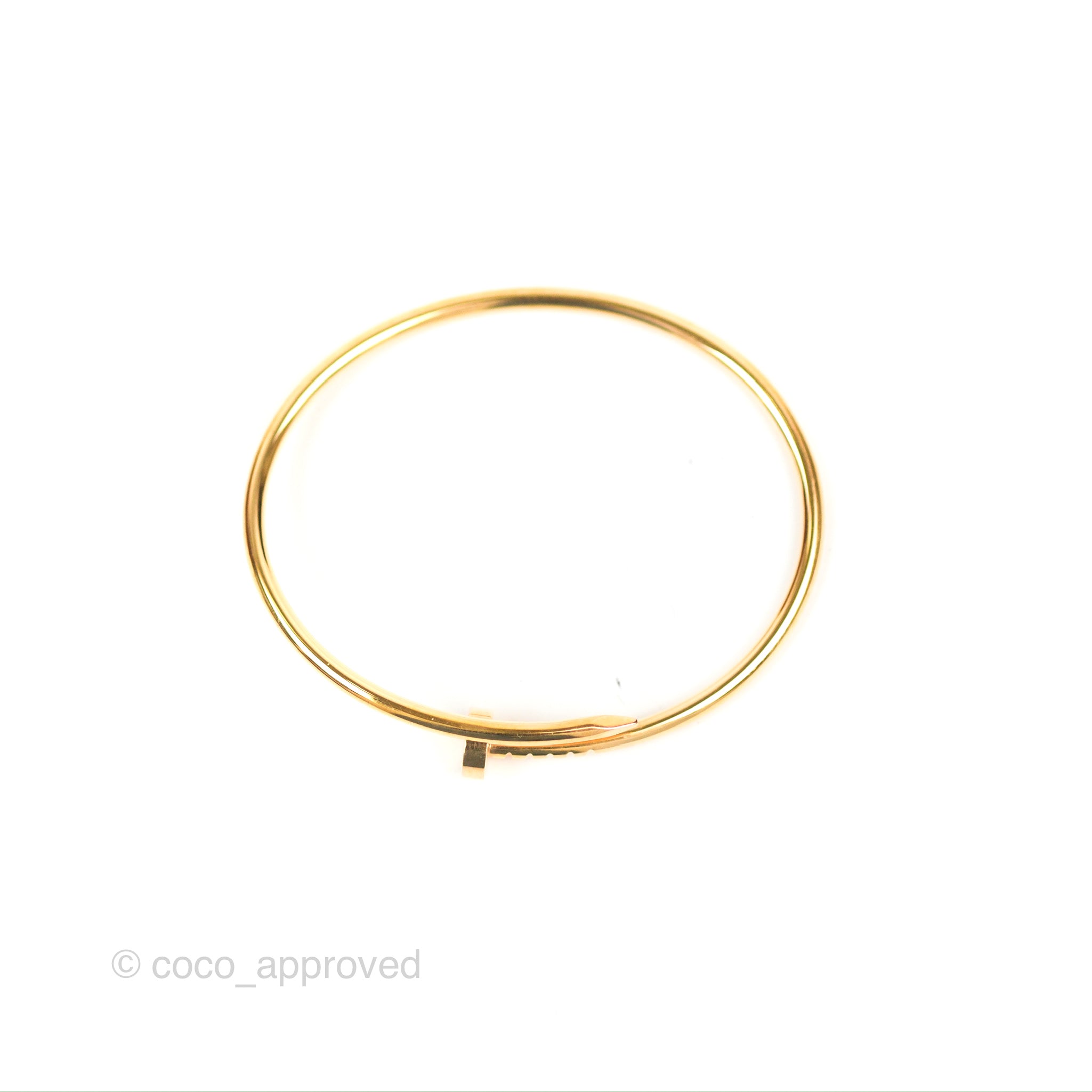Cartier Small Juste Un Clou Bracelet 18K Yellow Gold Luxury Jewelry for Women - Perfect for Gifts, Weddings & Special Occasions