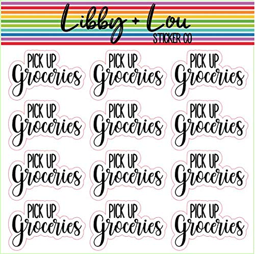 Grocery Planner Stickers by Libby & Lou - Organize Shopping Lists