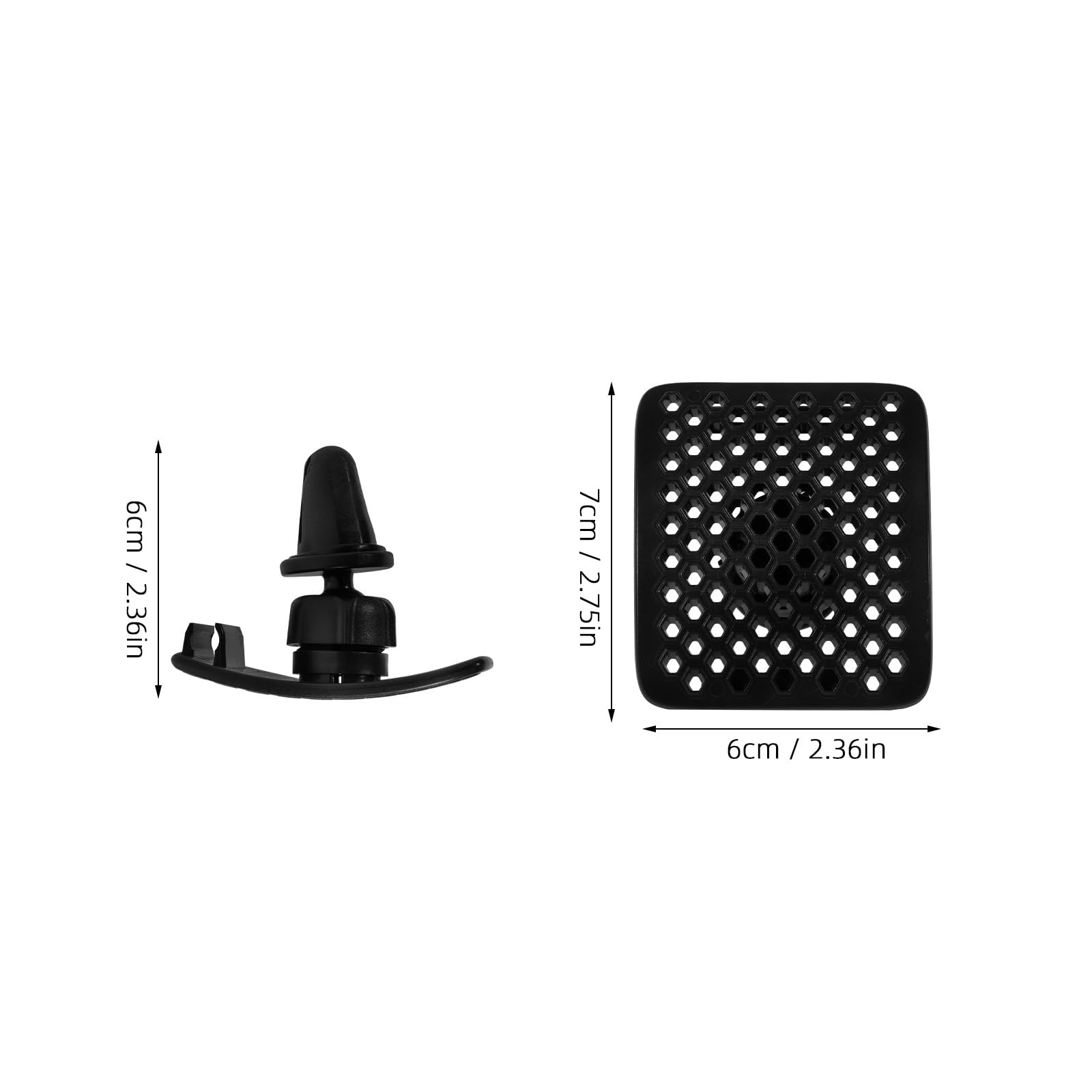 HEALLILY Car AC Vent Deflector - Windshield Wind Diverter & Air Conditioner Baffle for Improved Airflow - Perfect for Summer Driving & Long Road Trips