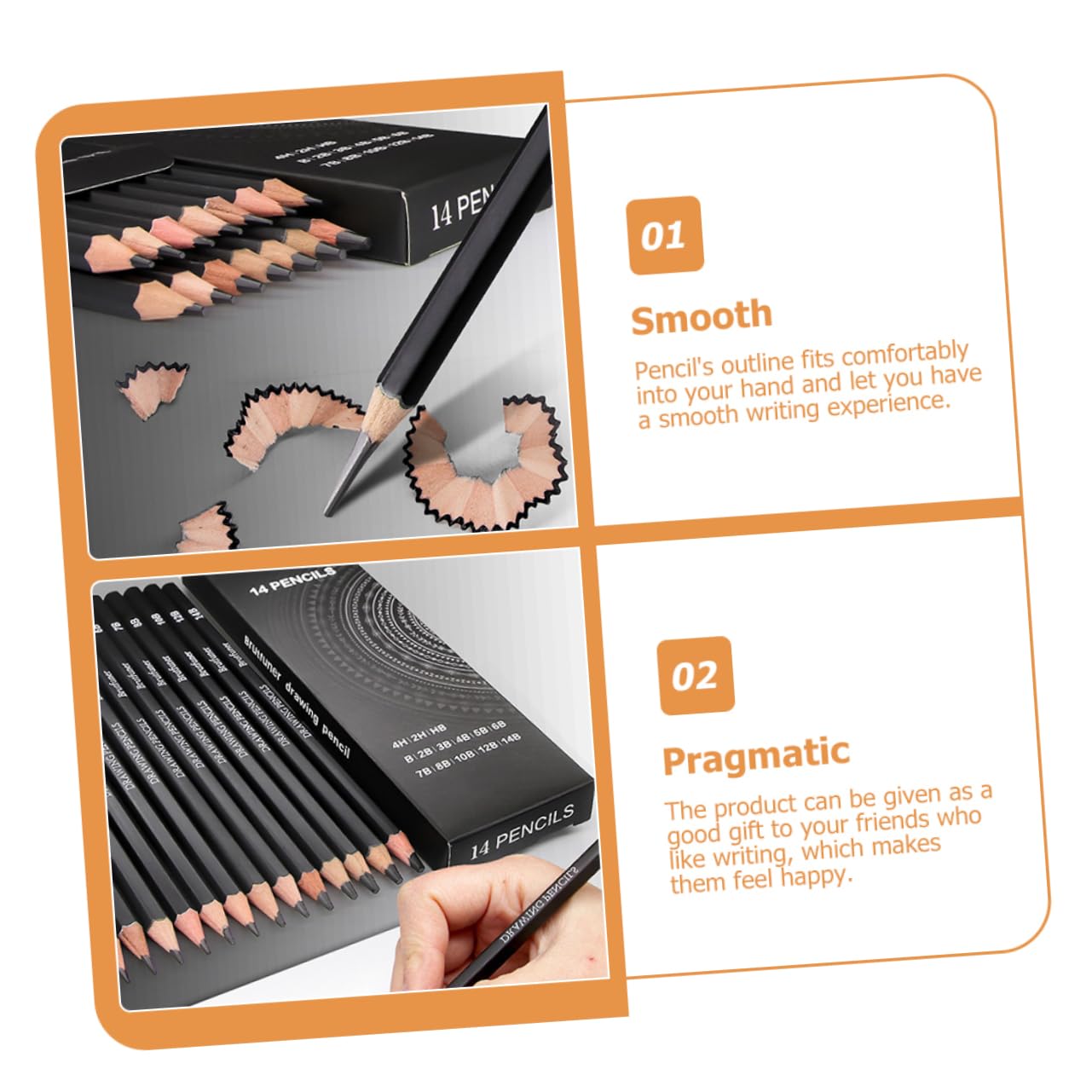 Operitacx 56-Piece Professional Sketch Pencil Set for Artists - Graphite Drawing Pencils for Sketching, Shading & Art Projects - Perfect for Beginners & Professionals (Wooden Case) - Ideal for Studio, Classroom & Home Art Use
