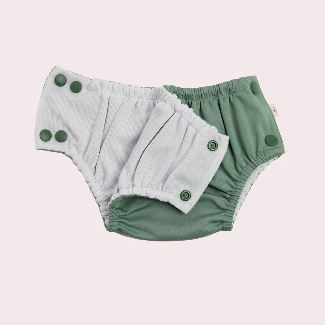 EcoNaps Reusable Swim Diaper for Babies | Soft & Eco-Friendly Olive Green | Perfect for Pool, Beach & Water Play