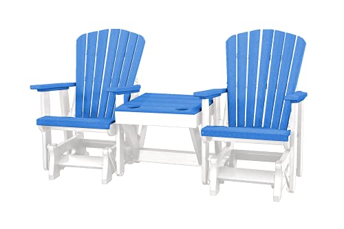 White & Blue