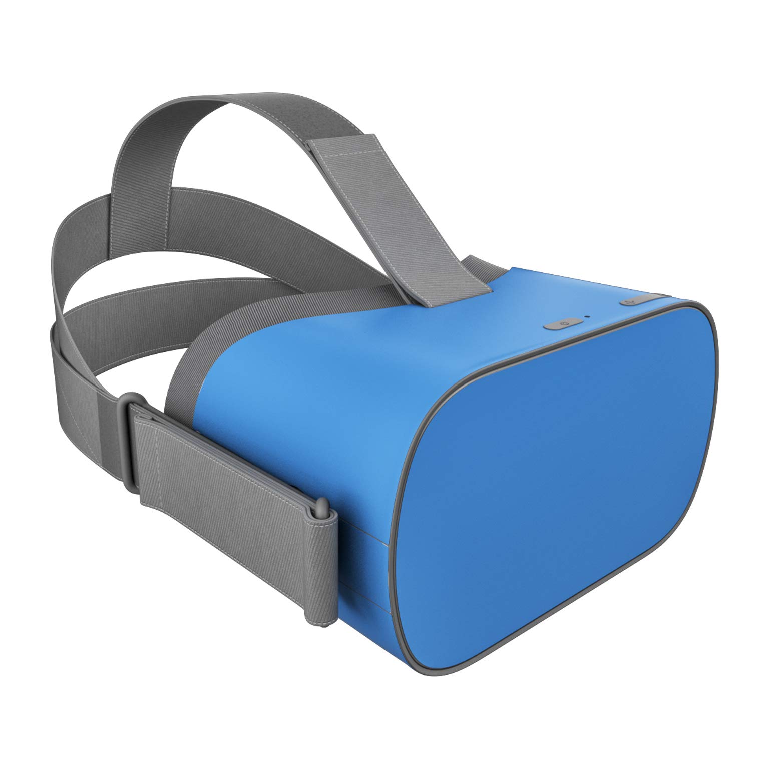 Oculus Go VR Headset Skin - Ultra Thin Protective Vinyl Decal Wrap Cover in Solid State Blue | DecalGirl | Perfect for Gaming, VR Experiences & Device Protection