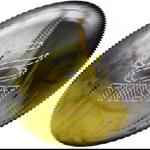 Brunswick Twist Black Gold Silver Bowling Ball - Professional Performance for Strikes & Spares | Perfect for League Play & Casual Bowling