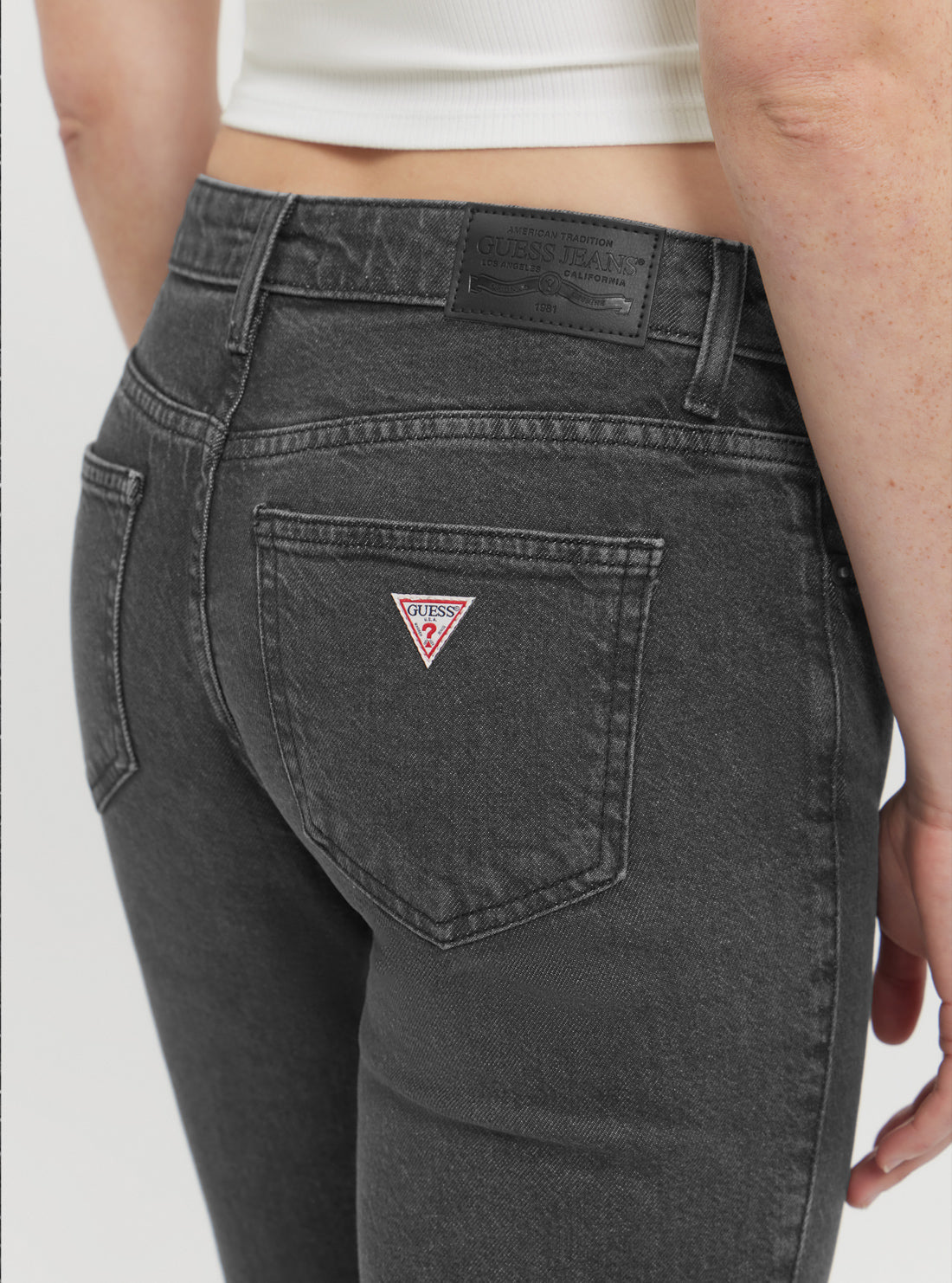 Guess Jeans Grey G09 Bootcut Pants for Women - Classic Denim Jeans with Flared Leg | Perfect for Casual Wear, Office & Night Out