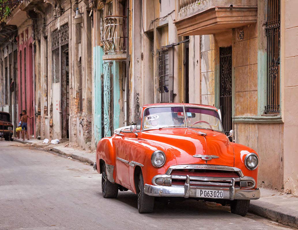 5D Diamond Painting Kit - Cuba Havana April 17 Vintage Classic Full Drill Art (16x20 Inch) | DIY Cross Stitch Craft for Home Wall Decor | Perfect Gift for Birthday, Anniversary & Housewarming | Wall Art for Living Room, Bedroom & Office