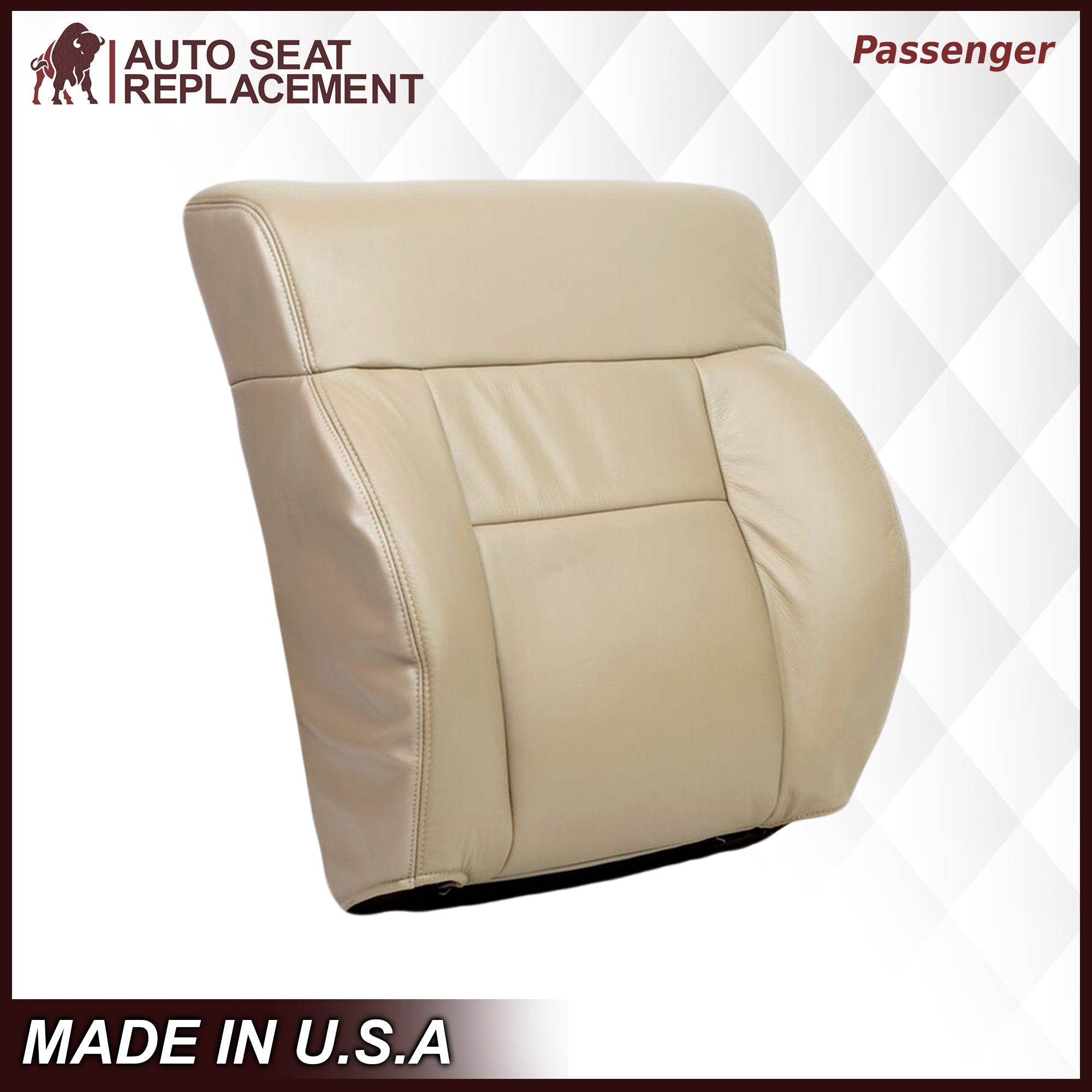 2005-2008 Ford F-150 Seat Covers - Premium Tan Leather or Vinyl Seat Protectors for Trucks | Durable & Custom Fit for Car, Work & Outdoor Adventures