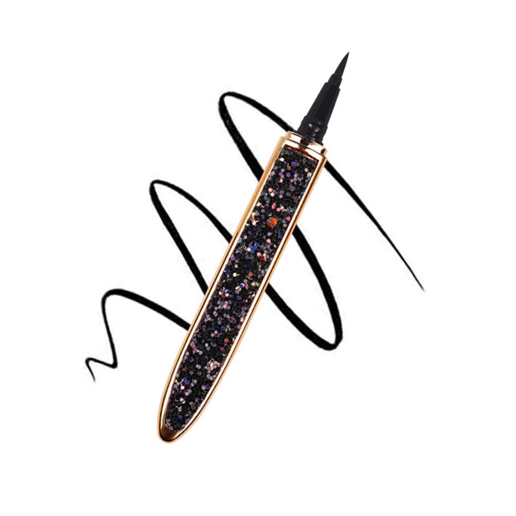 Agaze Line N Lash Quick-Drying Liquid Eyeliner Pen - 2 in 1 Self-Adhesive Lash Glue & Eyeliner, Waterproof No-Skip Smudge-Proof Makeup Pencil for Long-Lasting Eye Looks - Perfect for Daily Wear, Special Occasions & Professional Makeup Artists