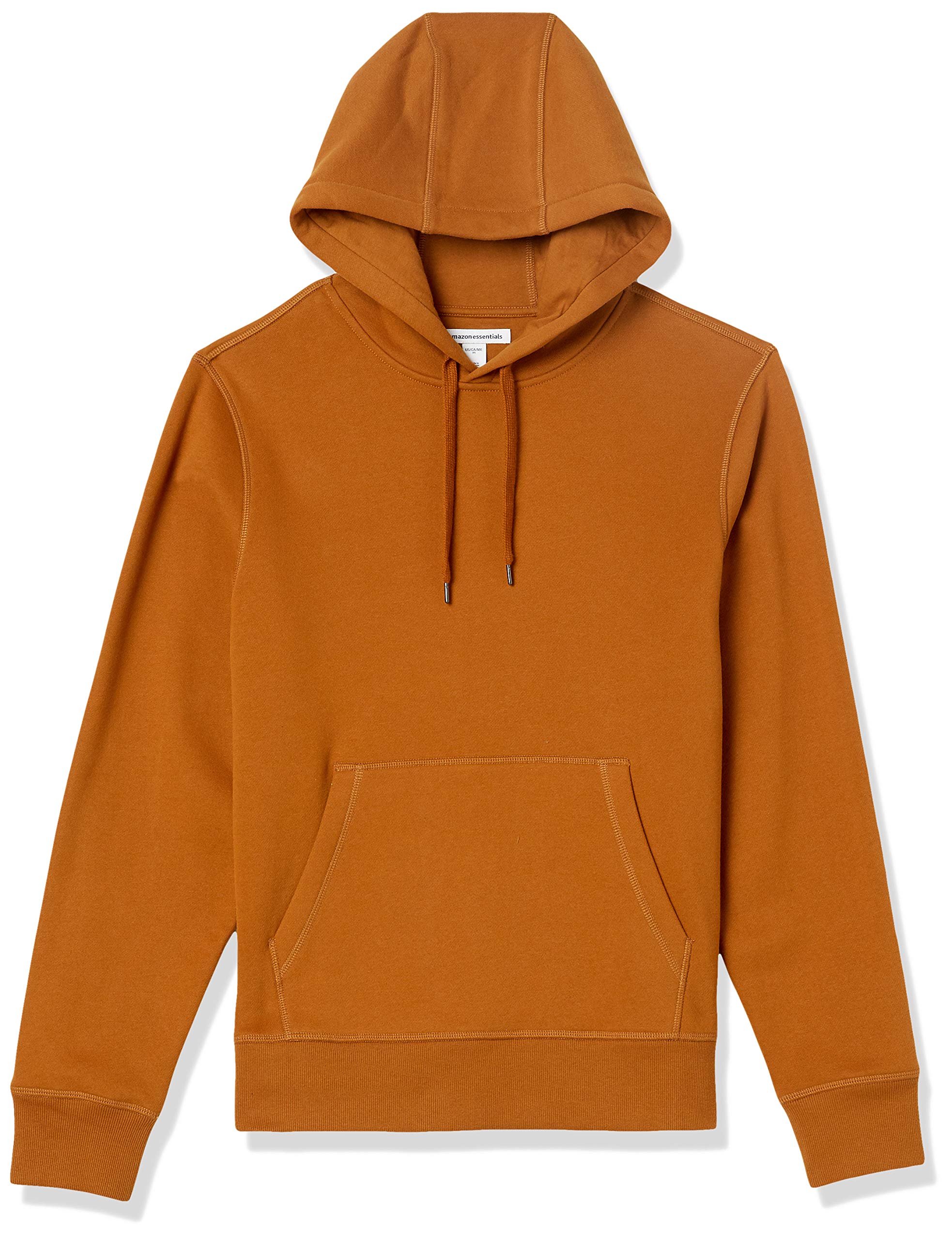 Amazon Essentials Men's Fleece Hooded Sweatshirt | Big & Tall Sizes | Soft Cotton Blend Pullover for Casual Wear, Gym & Outdoor Activities