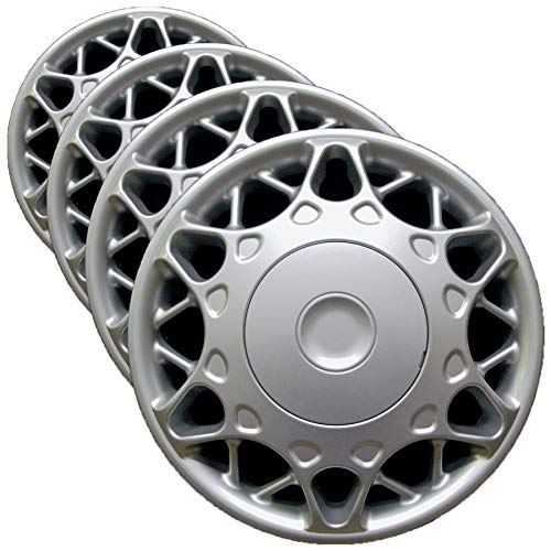 Premium Buick Century 1997-2005 Replacement Hubcaps - 15-Inch Wheel Cover Set (4-Piece) - Durable ABS Plastic Alloy Look - Perfect for Car Restoration & Daily Driving Protection