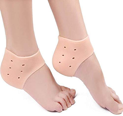 Squaircle Anti Crack Gel Heel Protector for Soft Heels - Eliminates Foot Cracks & Dryness | Perfect for Women's High Heels, Sandals & Open Back Shoes | Home, Office & Party Wear Comfort Solution