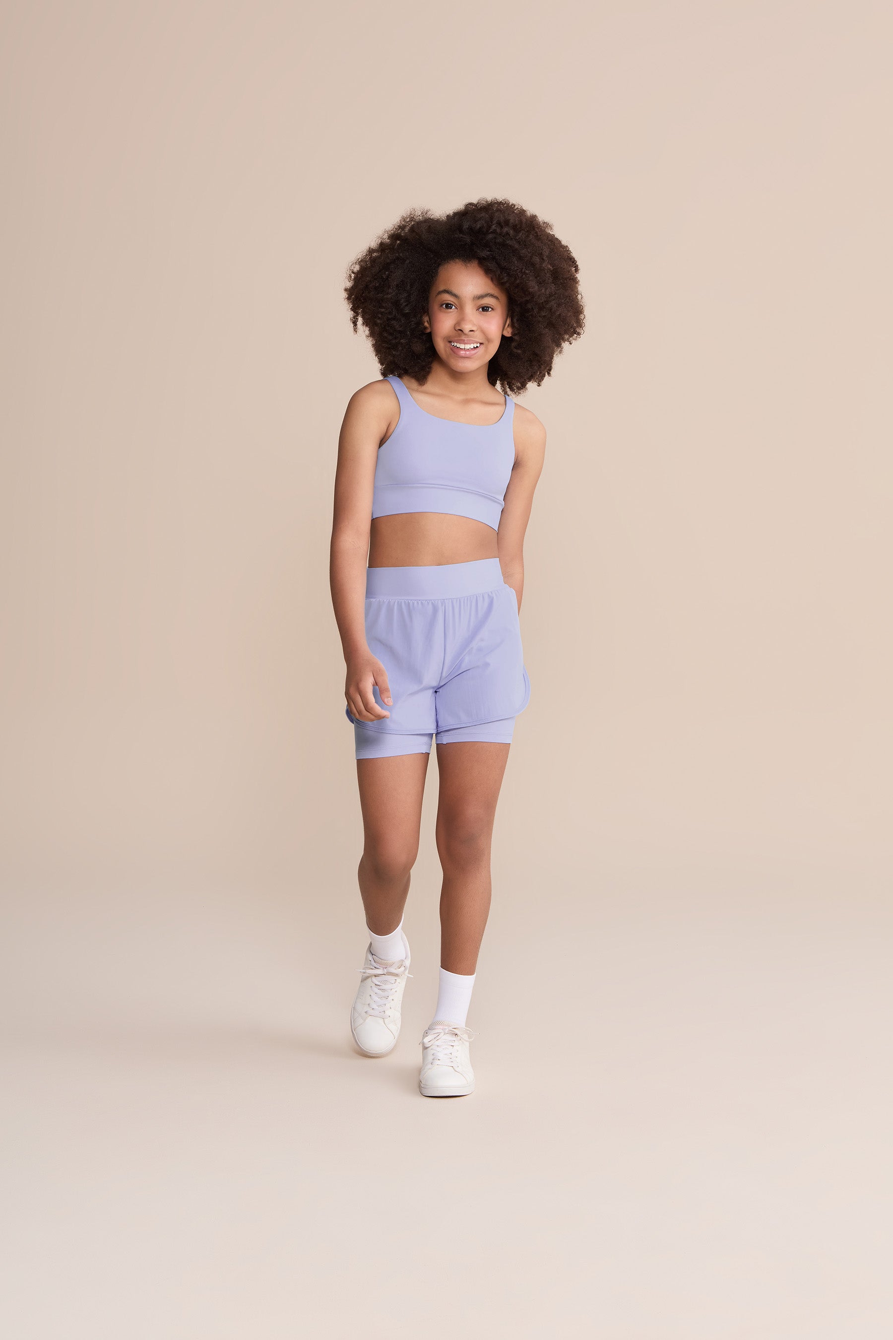 Move Sense® Kids Sports Bra for Girls - Breathable Comfort Support for Running, Yoga & Active Play - Perfect for School PE & Outdoor Activities