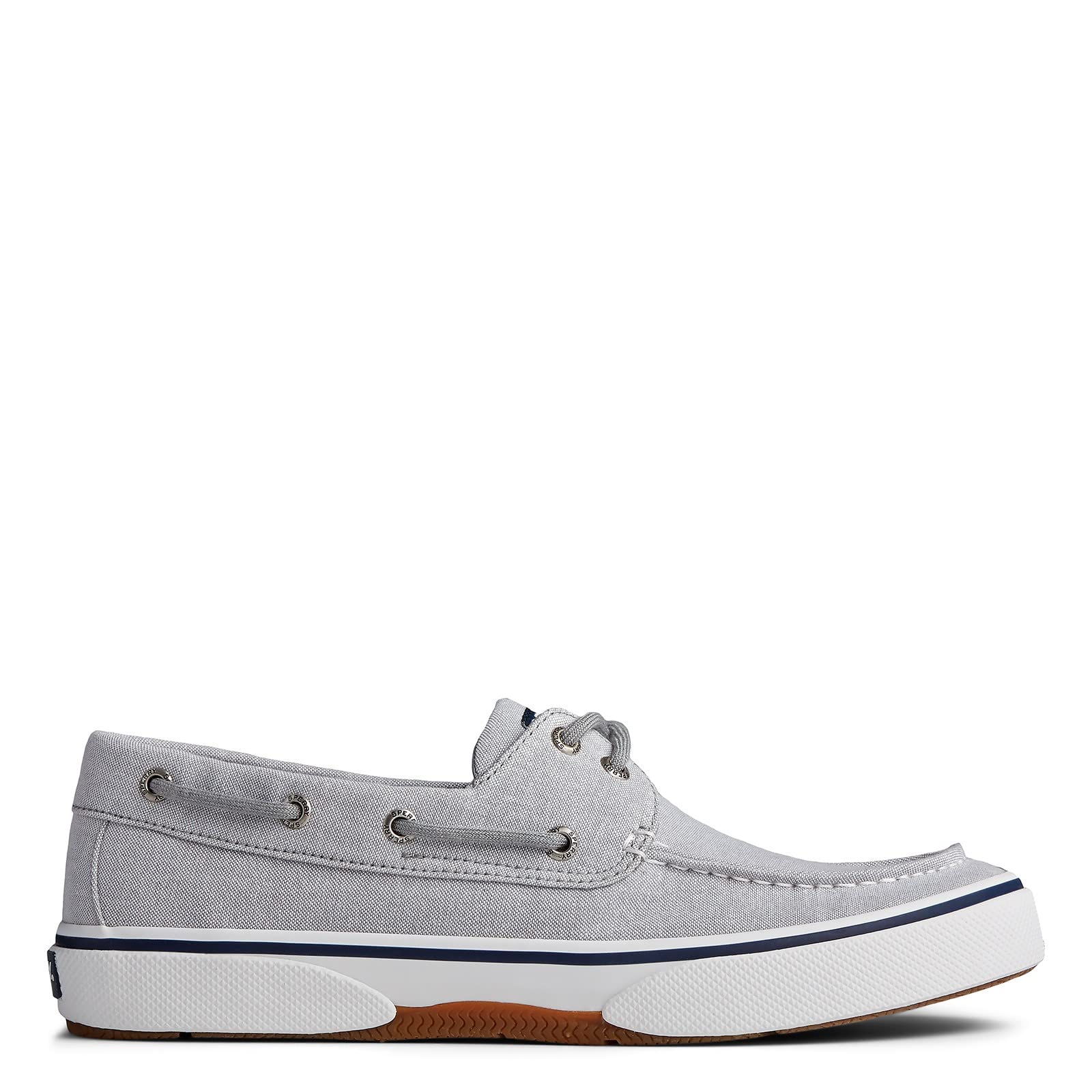 Sperry Men's Halyard 2-Eye Canvas Boat Shoes - Comfortable Non-Slip Deck Shoes for Sailing, Boating & Casual Wear