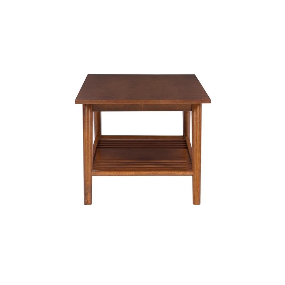 Brown Linon Samantha Wood Coffee Table - Stylish & Durable Living Room Furniture for Home Decor