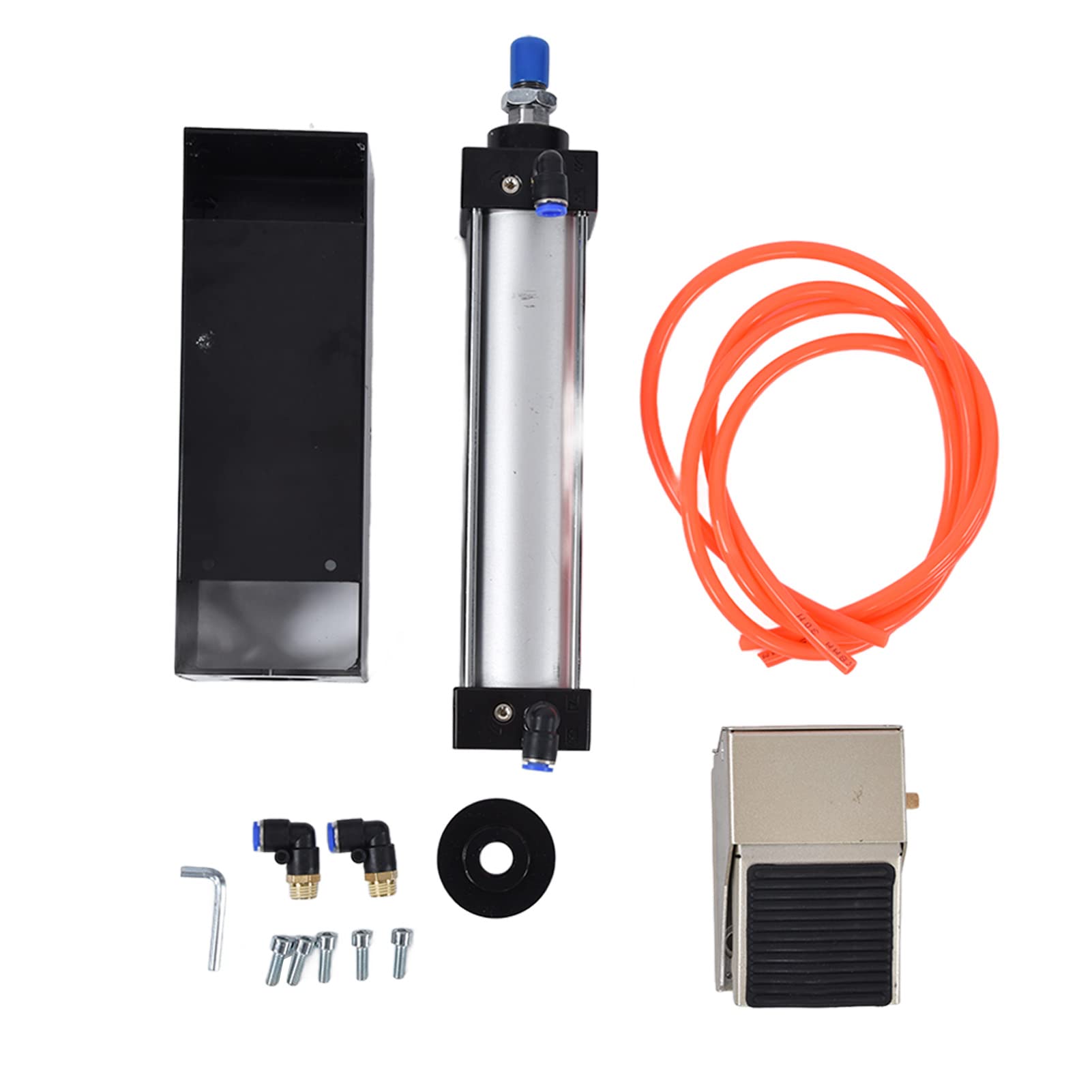 EVTSCAN Foot Valve Air Cylinder Can Crusher - Heavy Duty Aluminum Soda Beer Bottle Smasher for Recycling - Pneumatic Compressor Tool for Home, Garage & Workshop Use