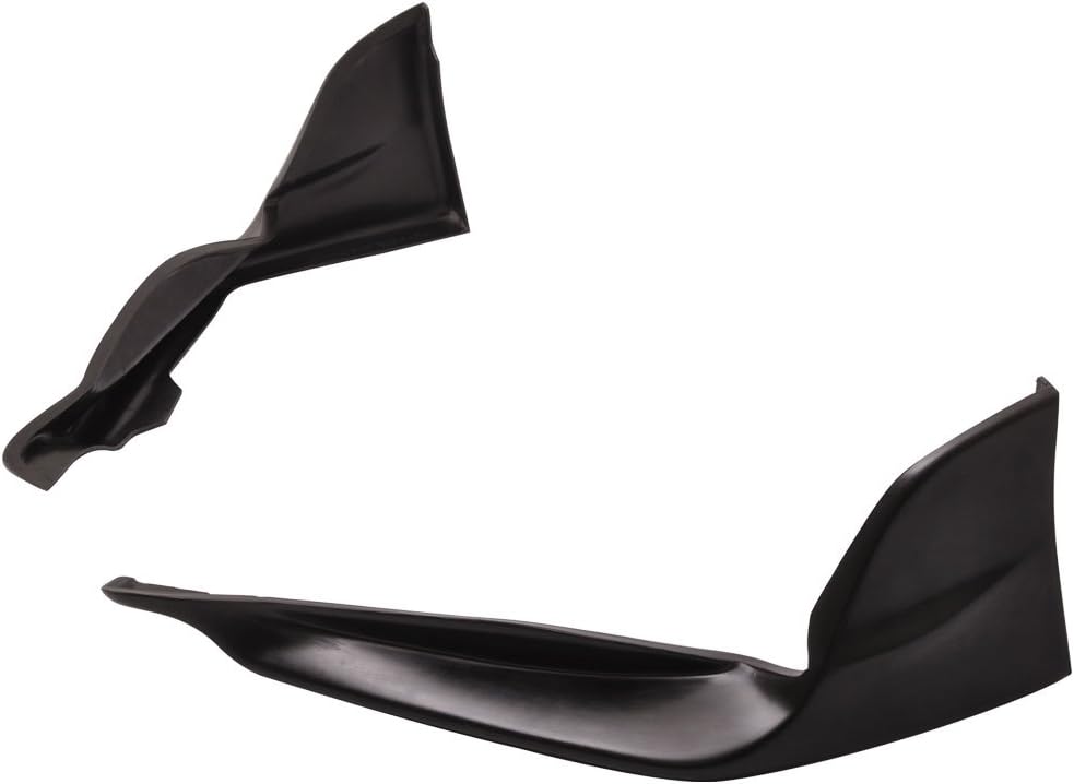 TR Style Front Bumper Lip Splitter for 2014-2016 Lexus IS | 2PC Unpainted Black Polyurethane Spoiler | Aggressive Styling & Enhanced Aerodynamics for Street Racing & Car Shows