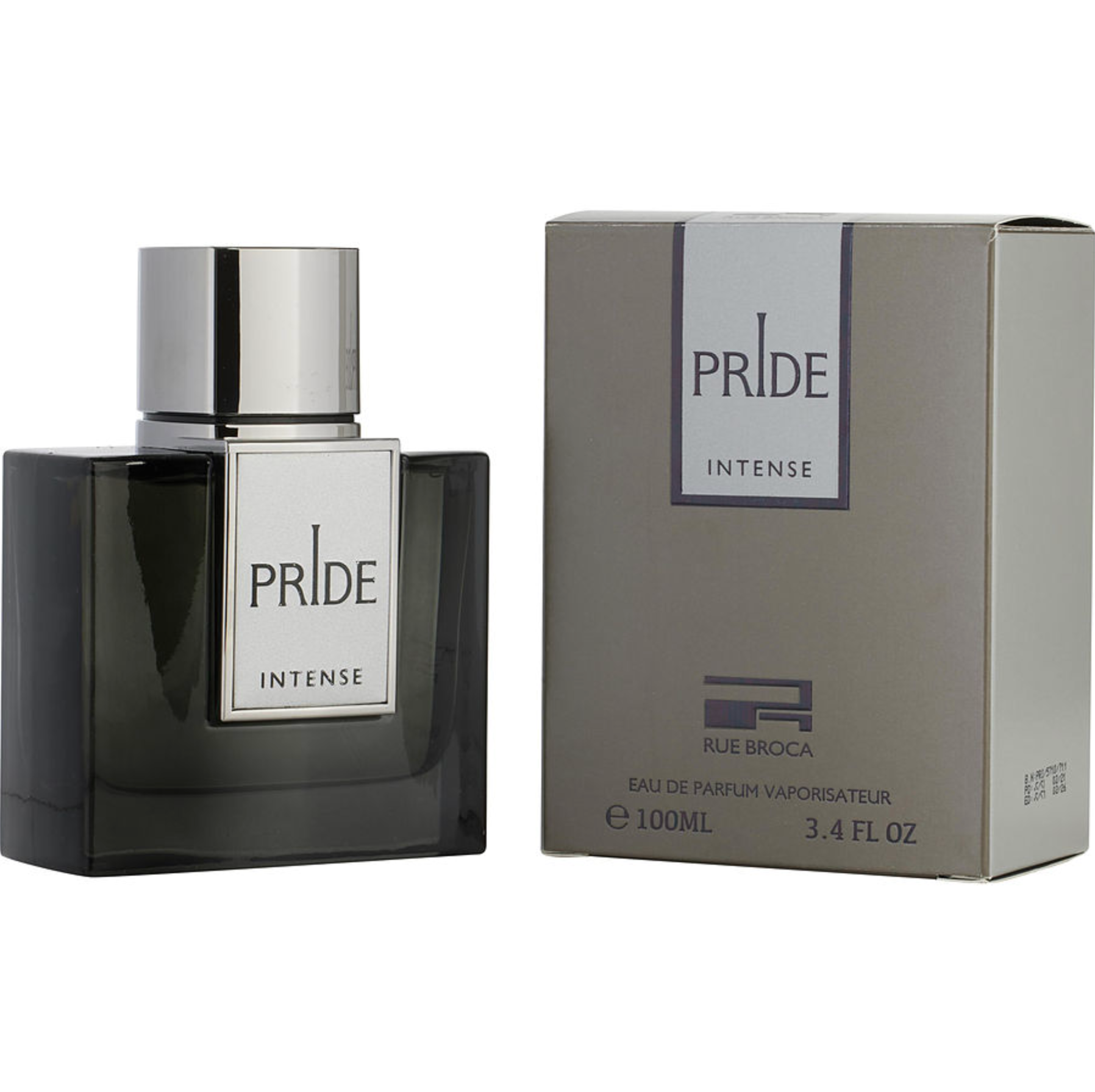 Afnan Rue Broca Pride Intense 100ML Eau de Parfum Spray for Men - Long Lasting Fragrance for Date Night & Special Occasions
