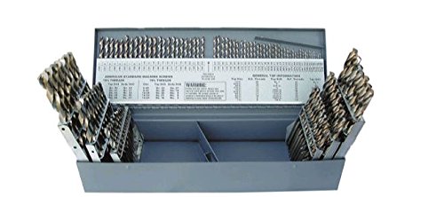 Titan MS99042 115-Piece High Speed Steel Jobber Drill Bit Set (1/16