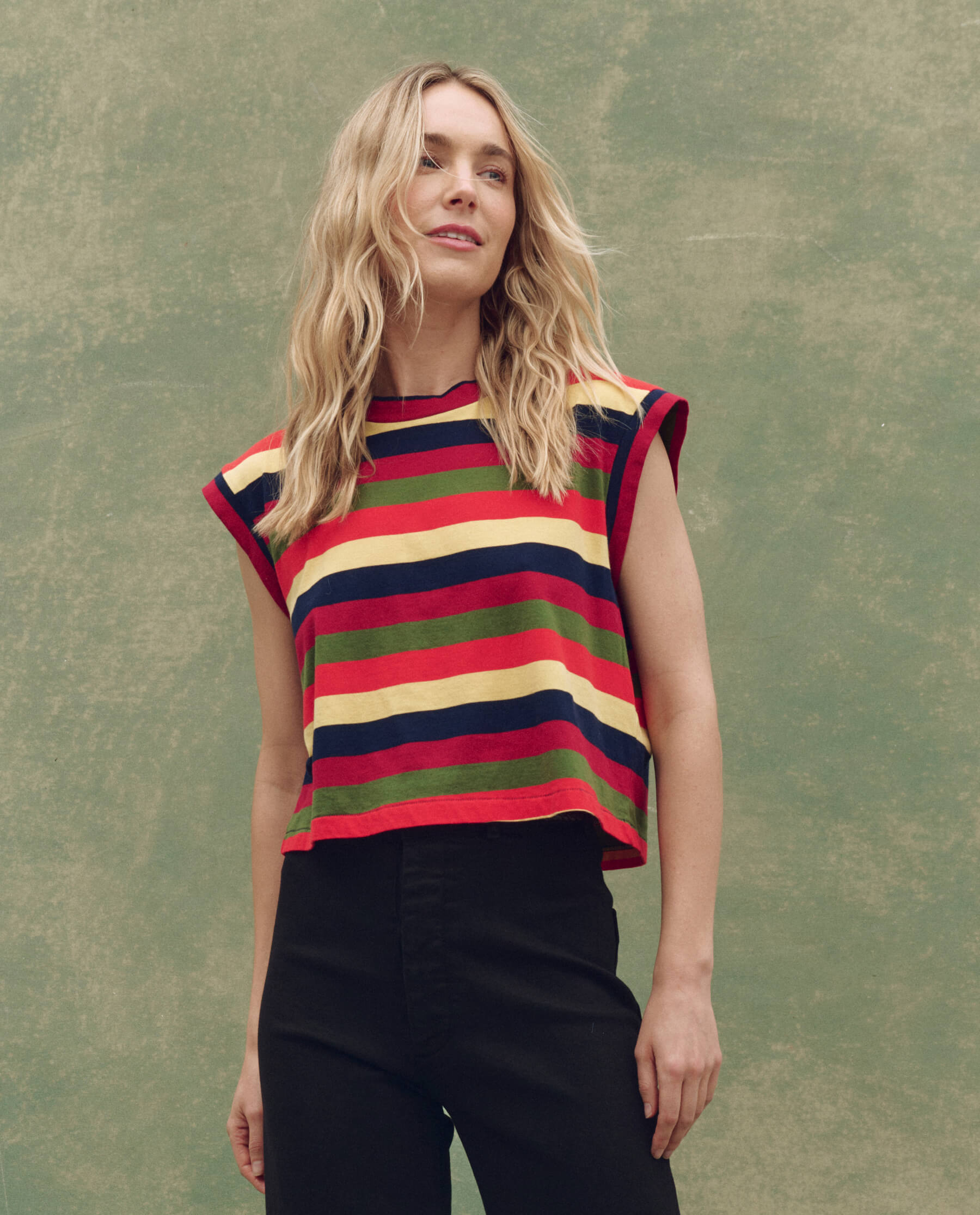 Square Tee - Stylish Novelty Playa Stripe T-Shirt for Men & Women | Perfect for Beach Vacations, Summer Outfits and Casual Wear