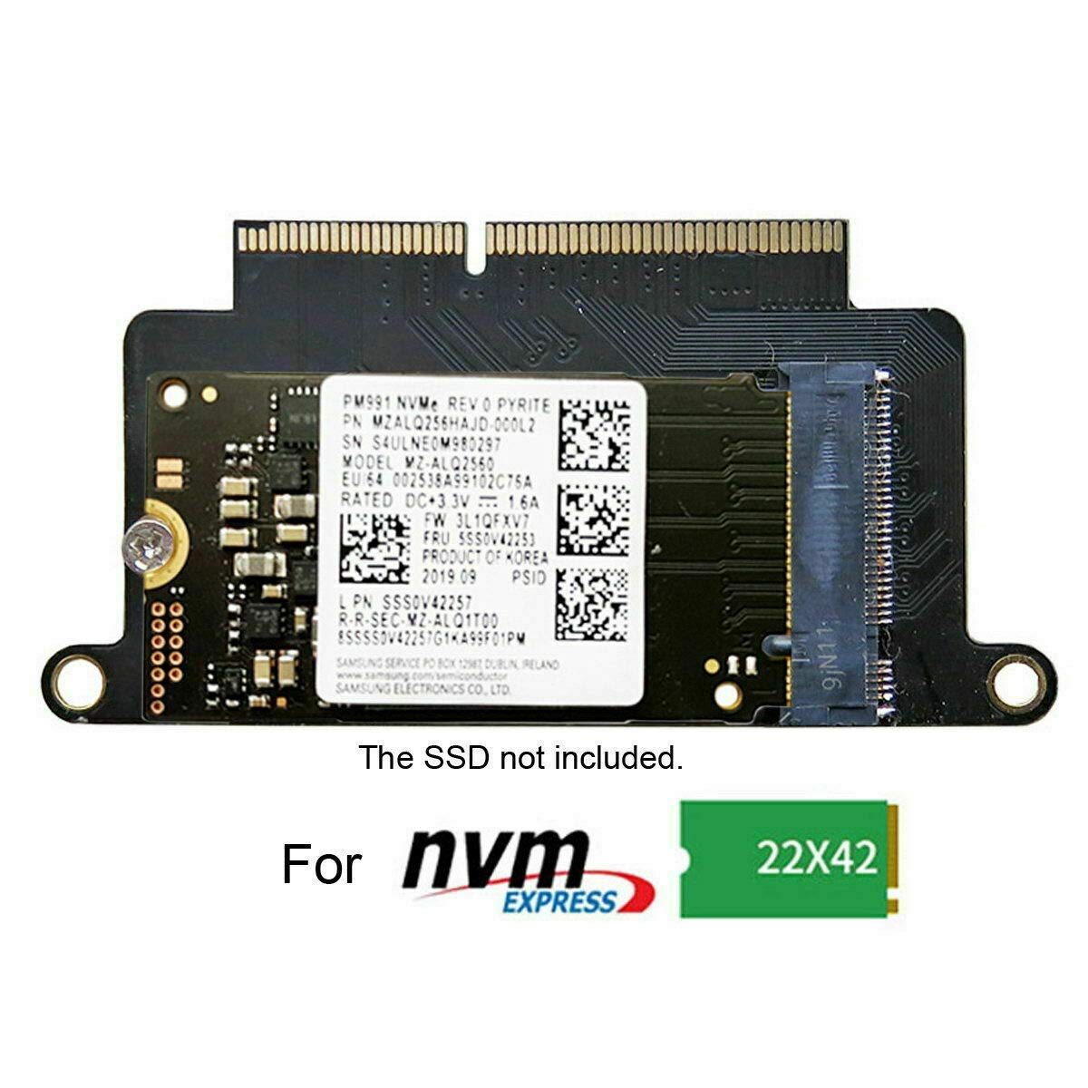Multibao NVMe M.2 NGFF SSD Adapter Card for MacBook Pro 13