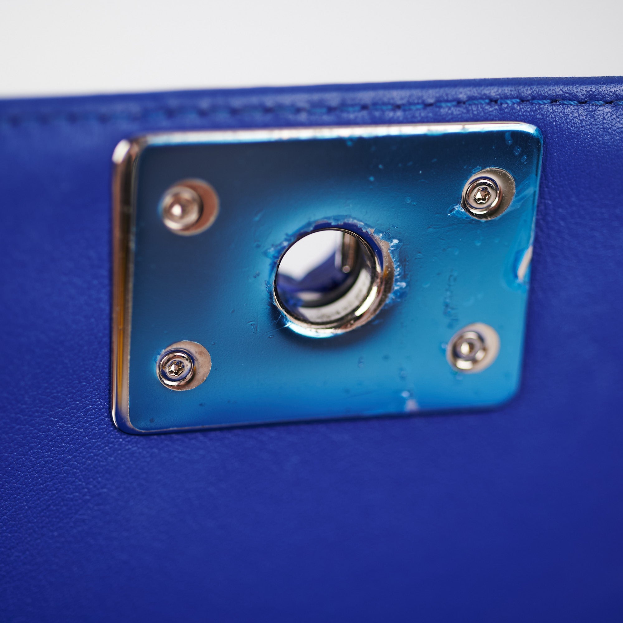 Chanel Old Medium Patent Blue Boy Bag - Luxury Designer Handbag for Women | Perfect for Parties, Dates & Special Occasions