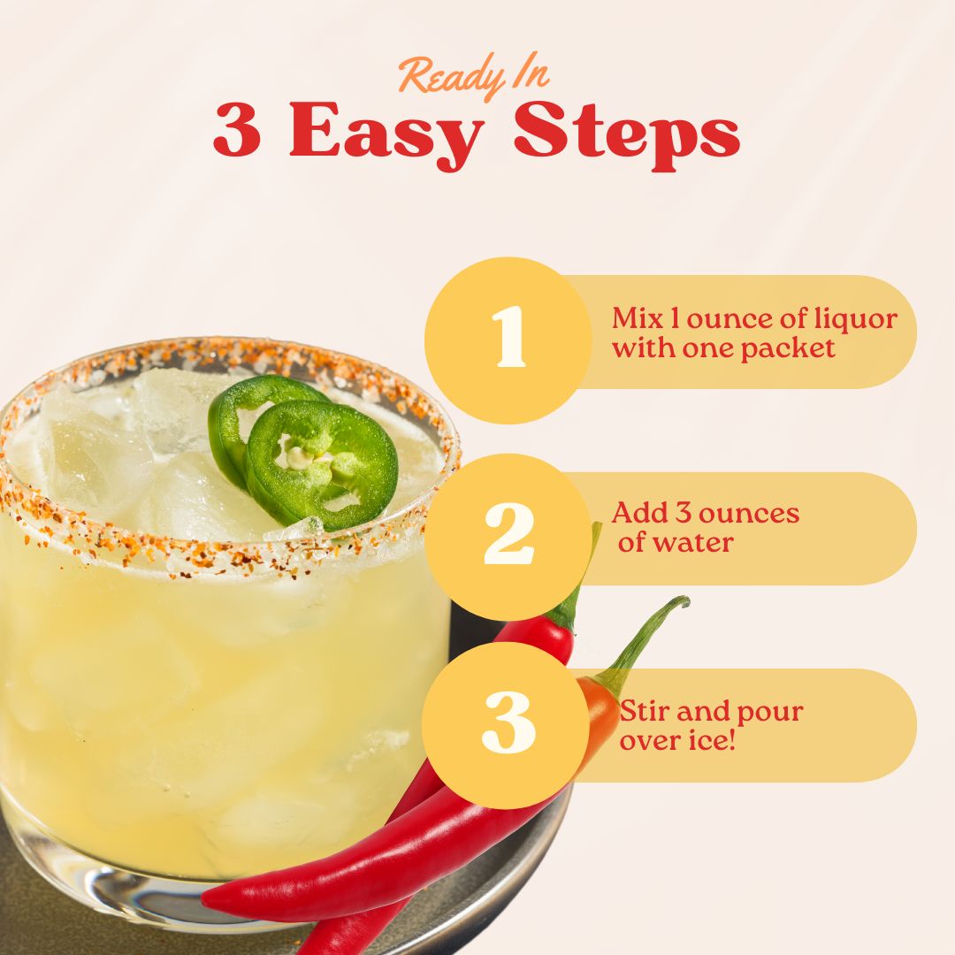 Premium Spicy Margarita Mix by Maud's Mixers - Authentic Cocktail Mix for Parties, BBQs & Cinco de Mayo Celebrations