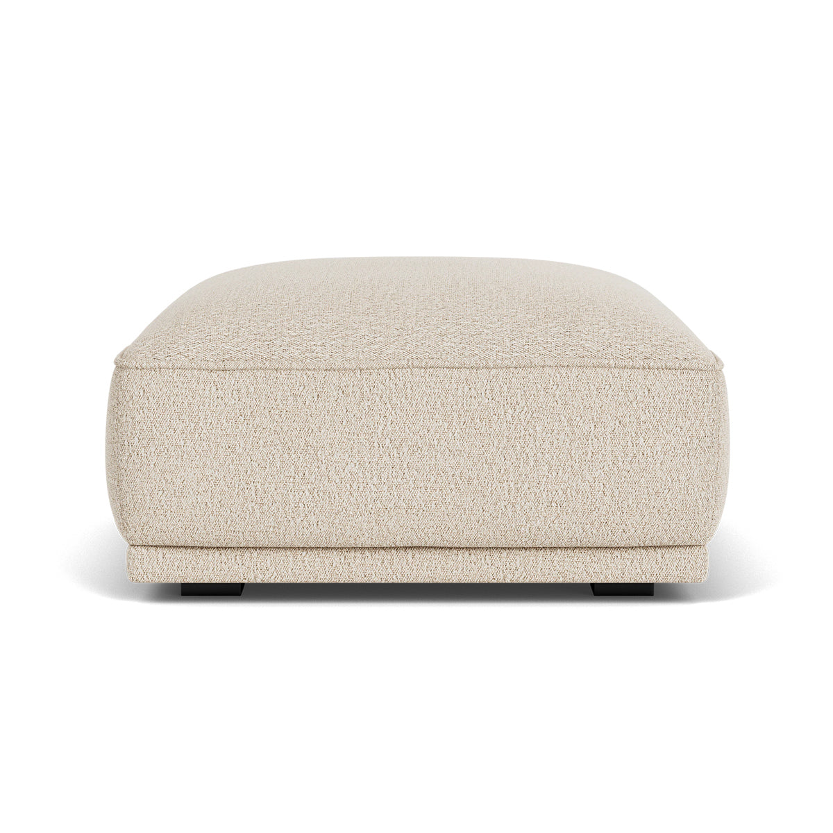 Leonora Boucle Ottoman Stool - Soft Velvet Upholstered Round Footrest Pouf for Living Room, Bedroom, and Nursery - Perfect for Extra Seating and Stylish Home Decor