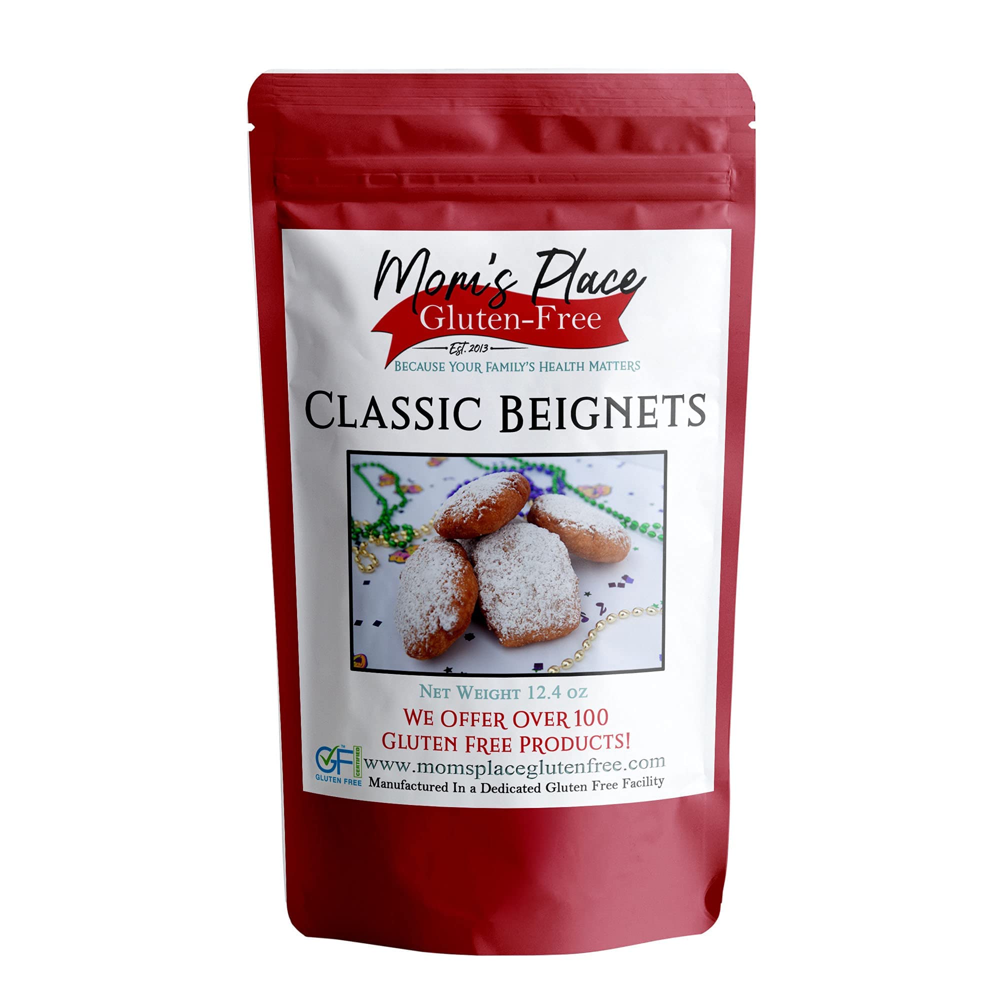 Gluten Free Classic Beignet Mix - Authentic New Orleans Style, Easy to Make, Vegan & Non-GMO - Perfect for Breakfast, Desserts & Special Occasions