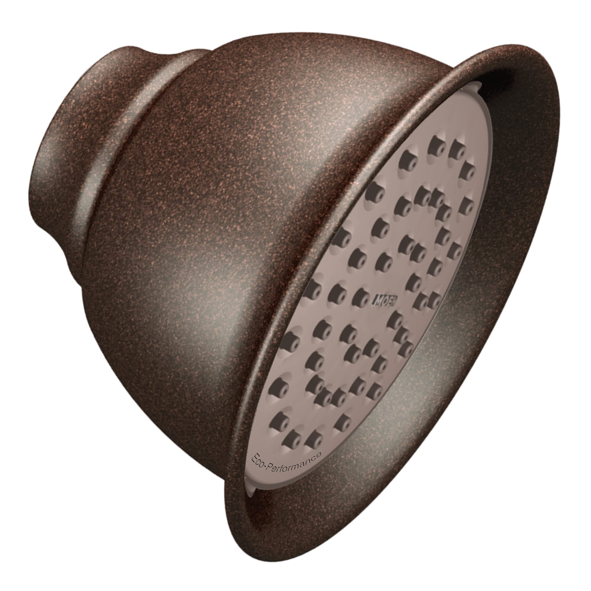 Moen Moenflo XL Oil Rubbed Bronze Single Function Showerhead - High Pressure Water Saving Shower Head for Bathroom, Spa-Like Shower Experience, 6302ORB