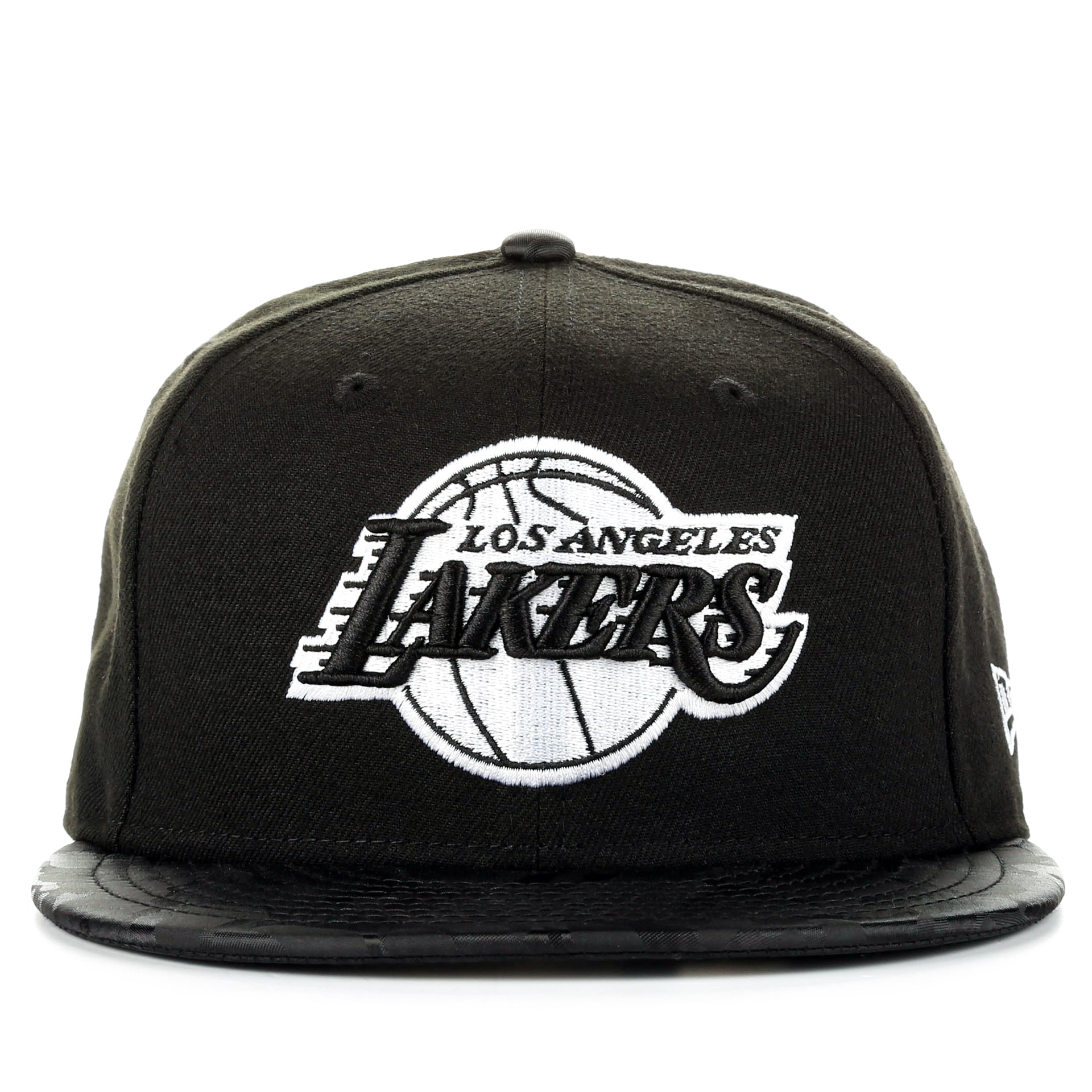 New Era 9Fifty Camo Shade Snapback Hat - Los Angeles Lakers NBA Black Adjustable Cap for Men & Women - Perfect for Basketball Games, Streetwear Fashion and Lakers Fans Collection