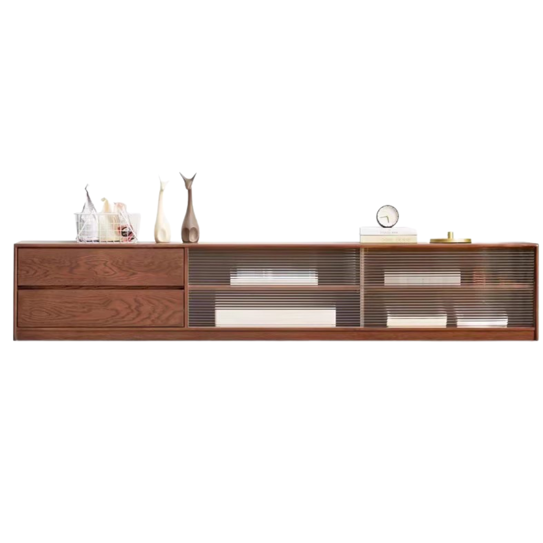 86.6х14.9х15.7 inch/ 220х38х40сm/ walnut color/ TV cabinet