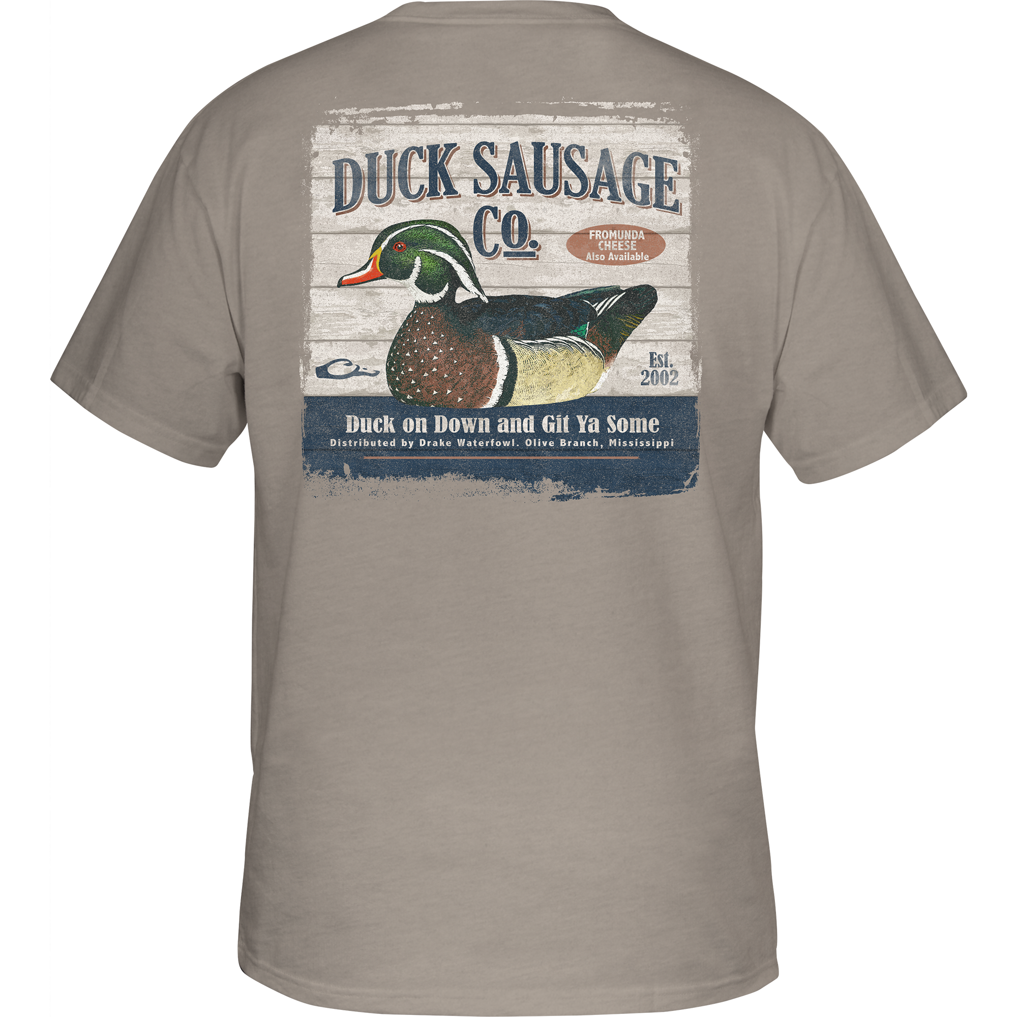 Duck Sausage Funny Graphic T-Shirt for Men & Women - Casual Cotton Tee for Duck Lovers, Foodies, and Humor Enthusiasts - Perfect for Gifts, Parties, and Everyday Wear