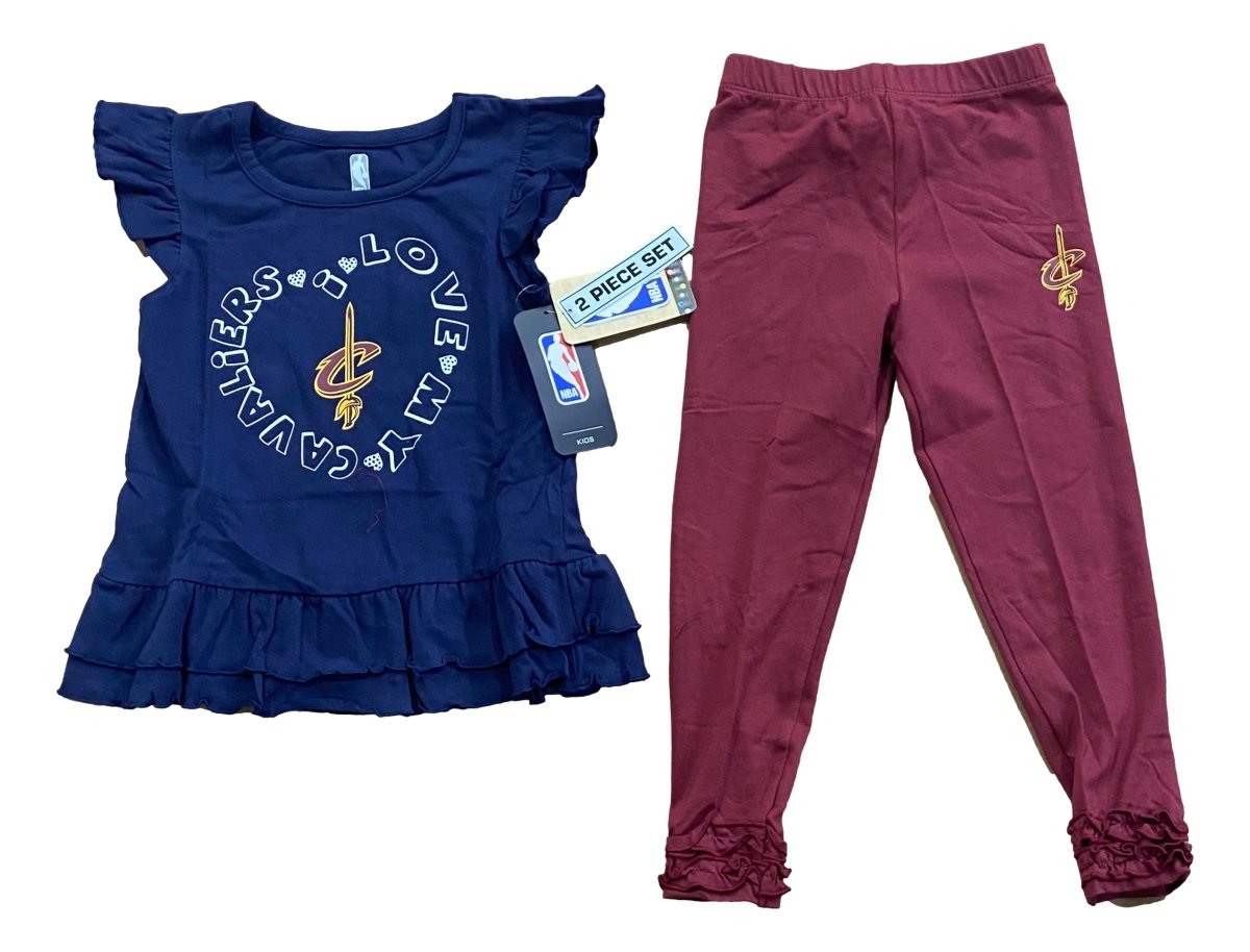 **Cleveland Cavaliers Kids Two-Piece Outfit Set – NBA Basketball Team Apparel for Boys & Girls – Perfect for Game Day & Fan Events**