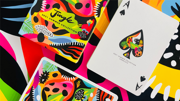 Premium Gilded Jungle-Themed Playing Cards - Elegant Gold Foil Deck for Poker, Magic Tricks & Collectibles - Perfect for Game Nights, Gifts & Cardistry